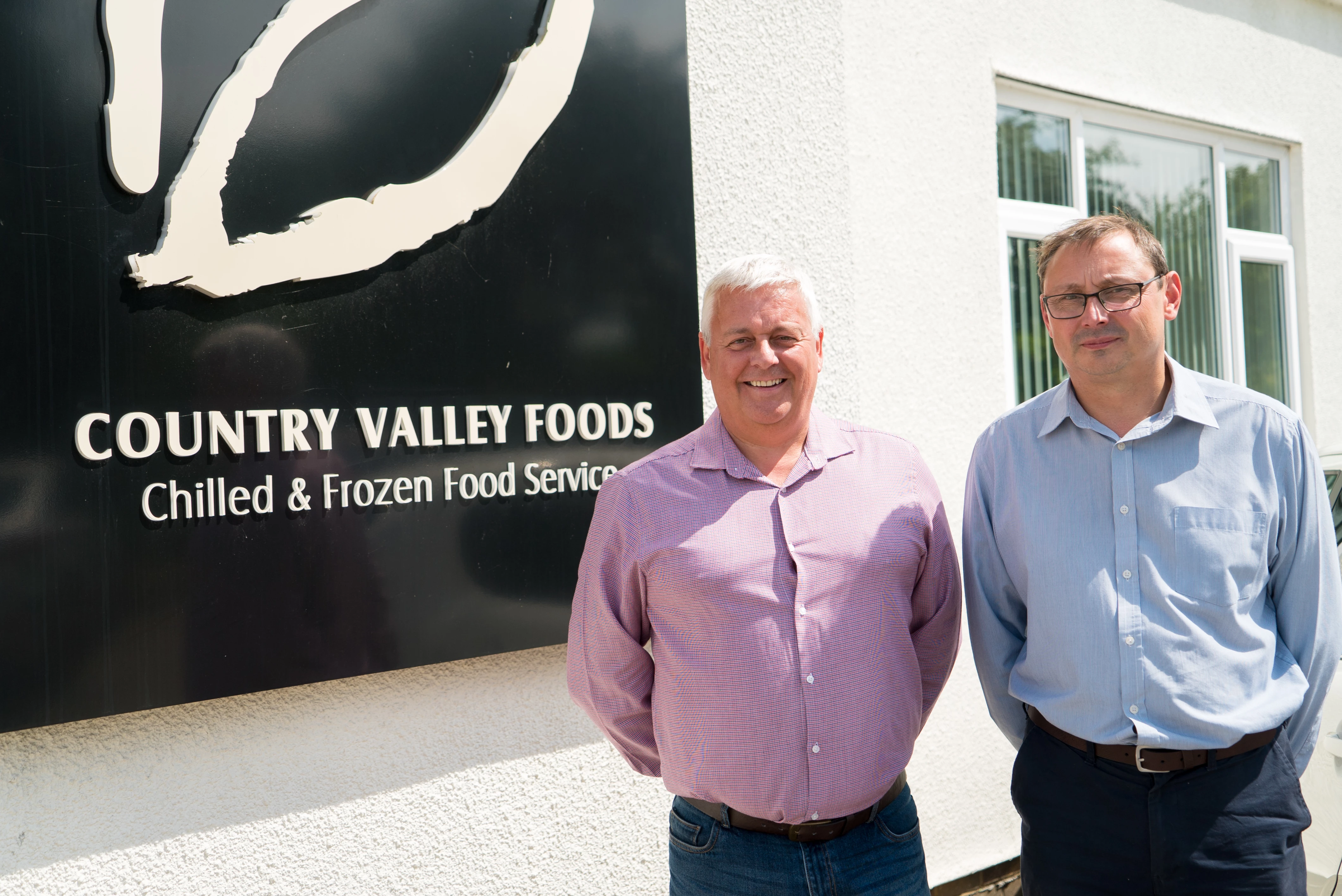 (L to R) David Mason and Ian Gould have joined Country Valley Foods