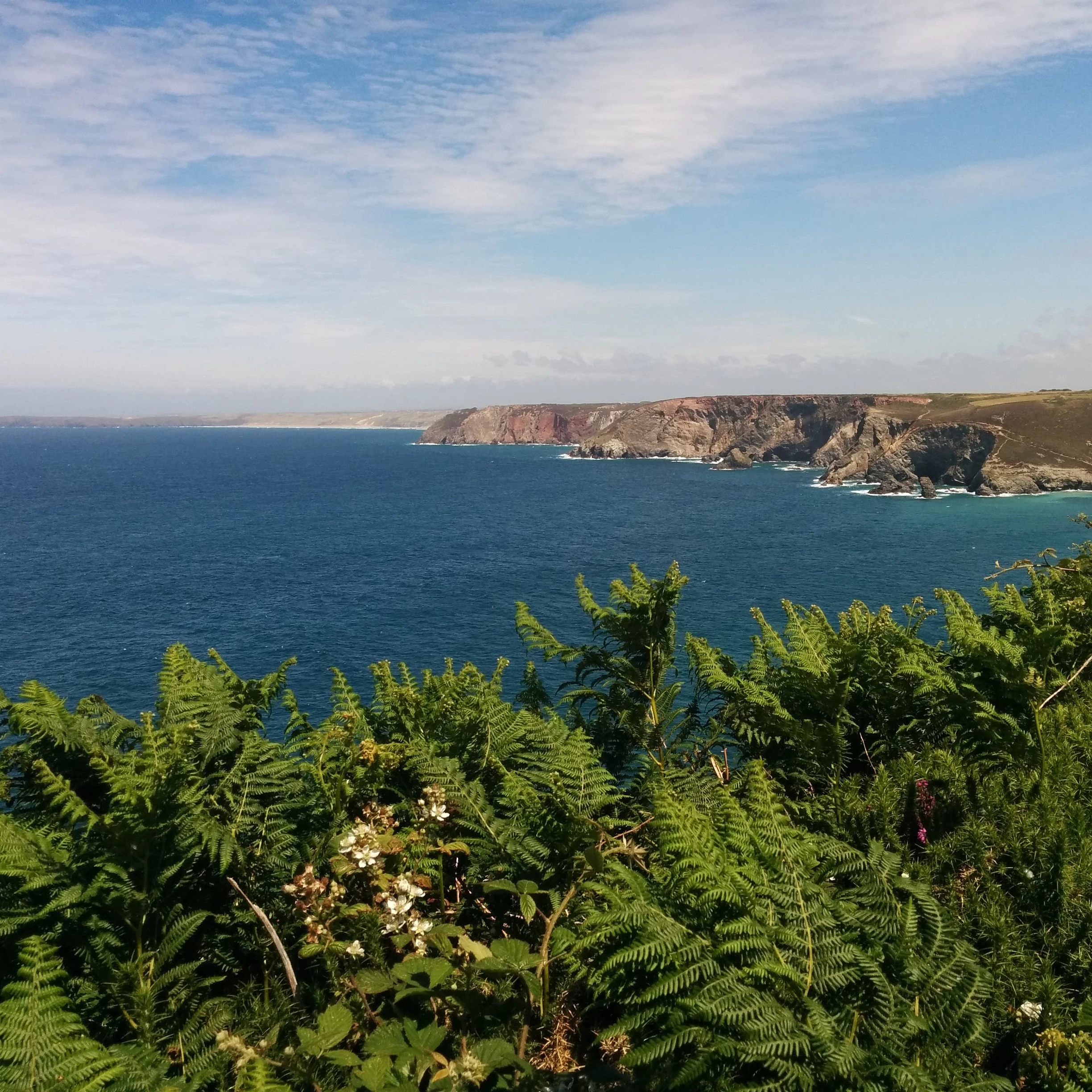 Cornwall coast.