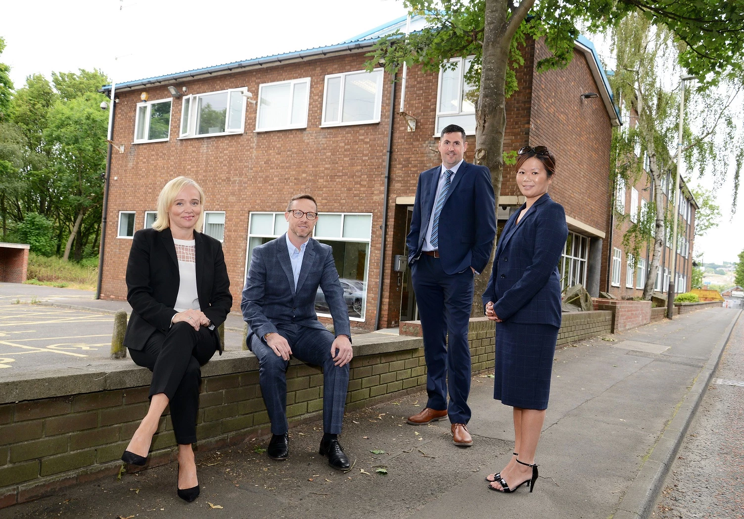 Lisa Hay, Relationship Manager, Lloyds Bank; Peter Conroy, Director, The Office Company (North); David Gilroy, Business Development Director, Lloyds Bank; Suzanna So, Director, Secure Commercial Finance Limited