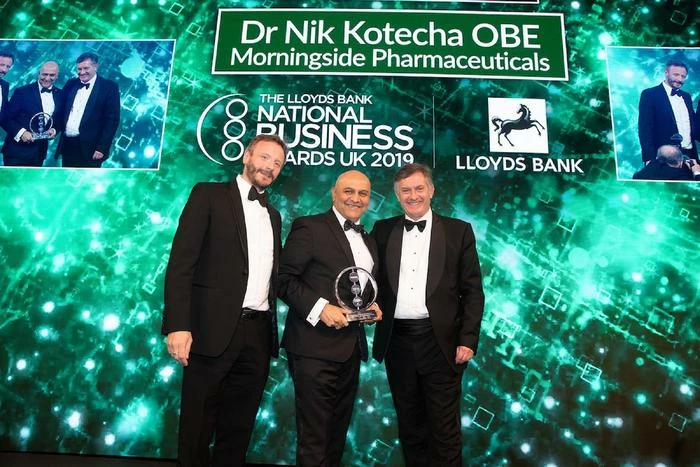 Dr Nik Kotecha OBE named Entrepreneur of the Year at the National Business Awards 2019