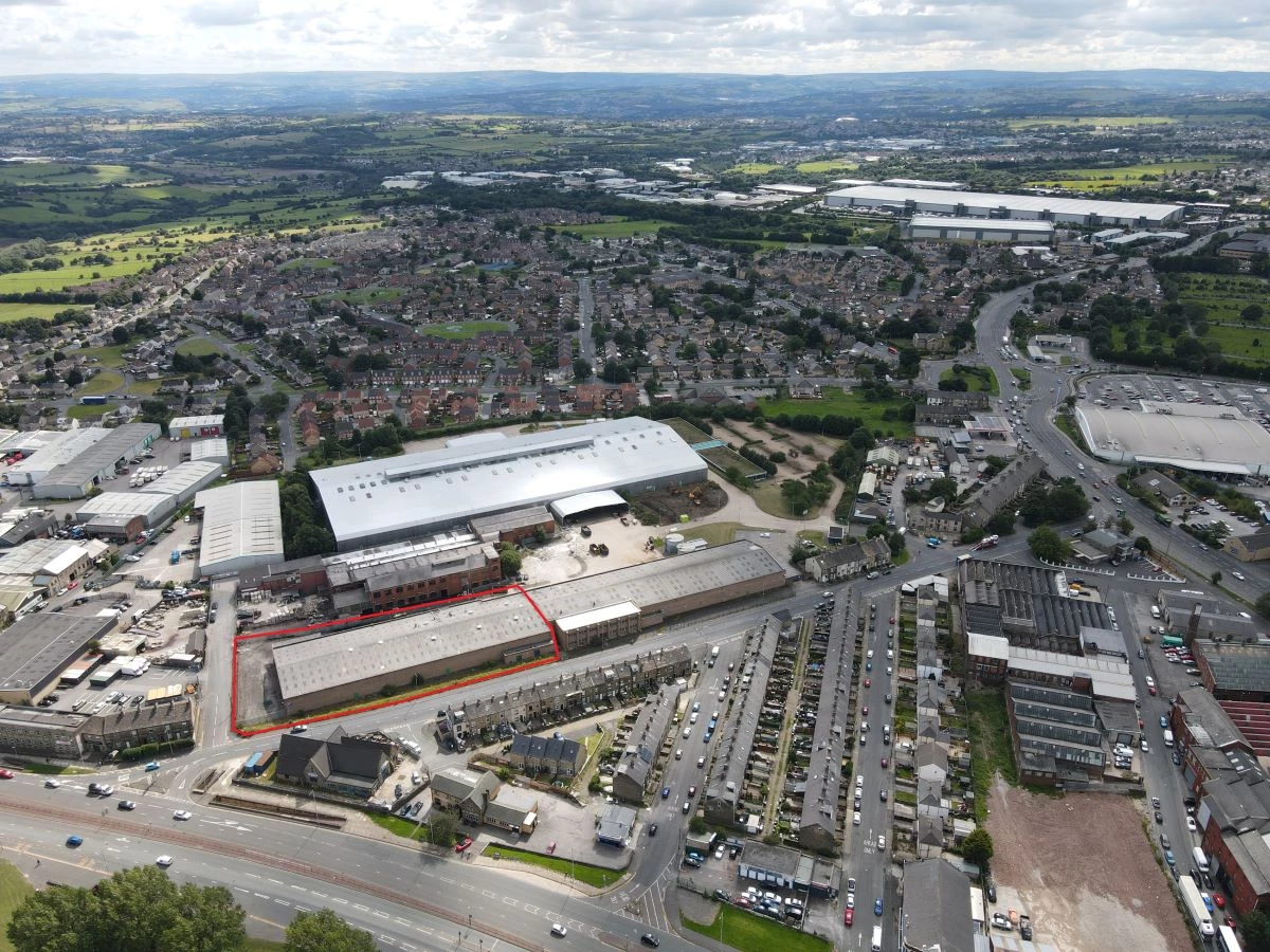 The new Fast-Track Housing site, Bradford.