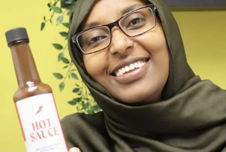 Sadia Yusaf, founder of Elephant Chilli Sauces Co.