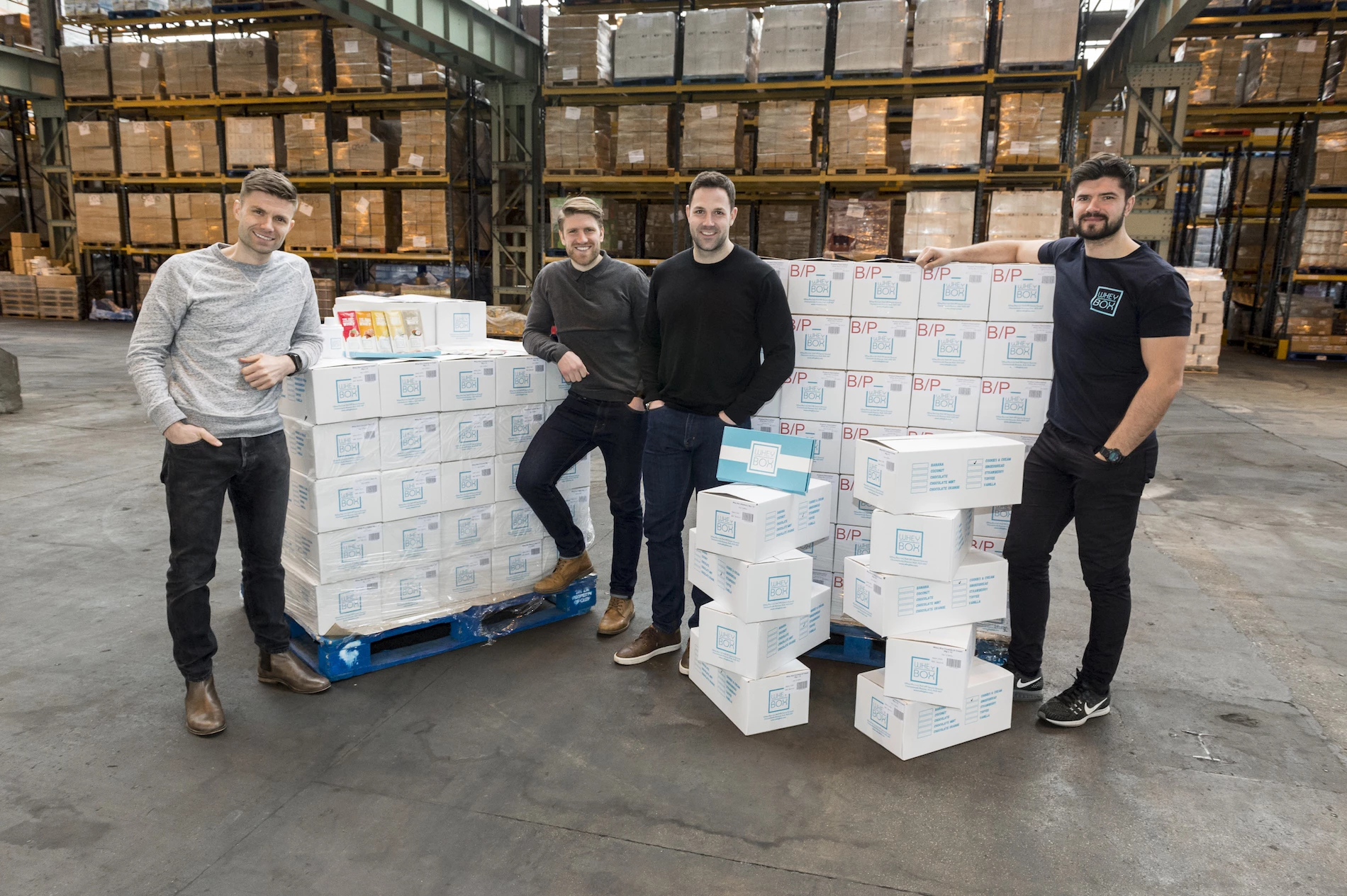  The Whey Box founders (l-r) Will Latus, Sam Latus, Ben Thoy and Jack Latus