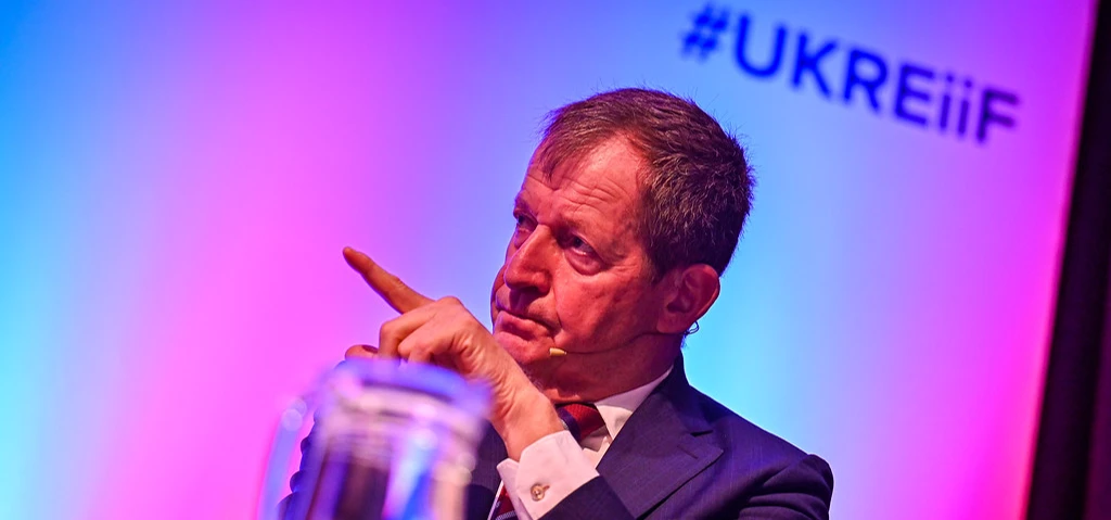 Alastair Campbell at UKREiif event