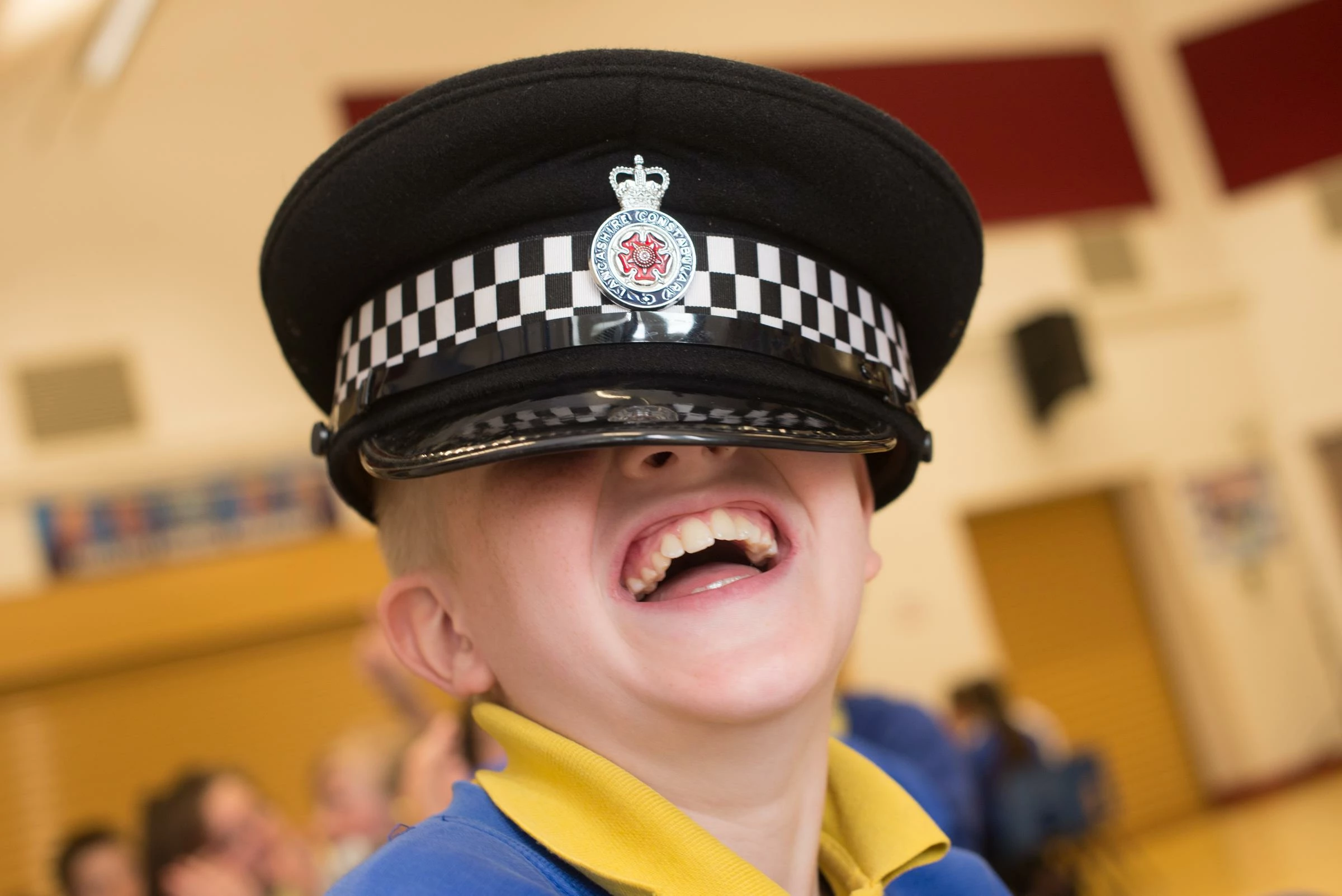 Student at Careers event