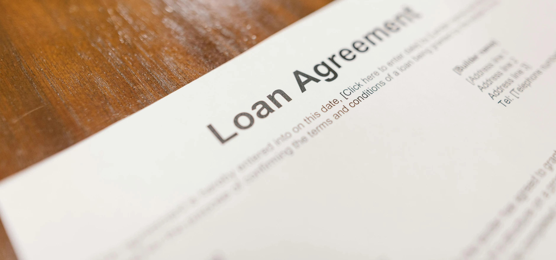 loan agreement