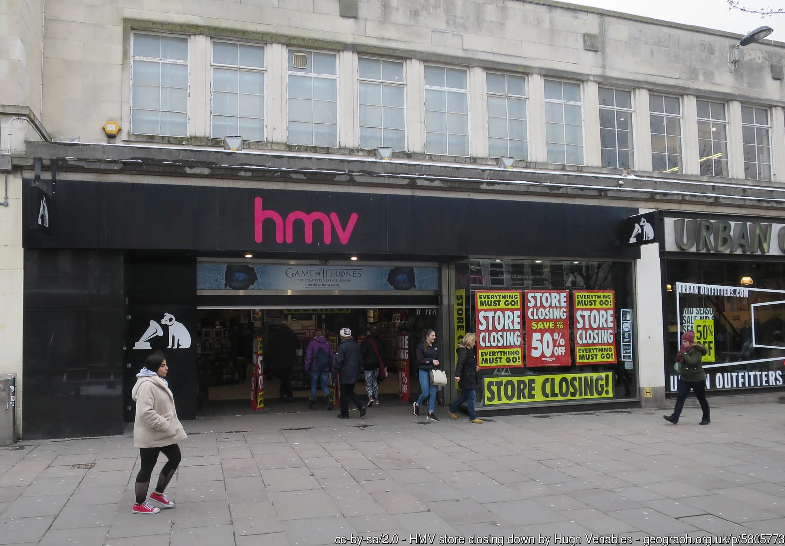 HMV closure