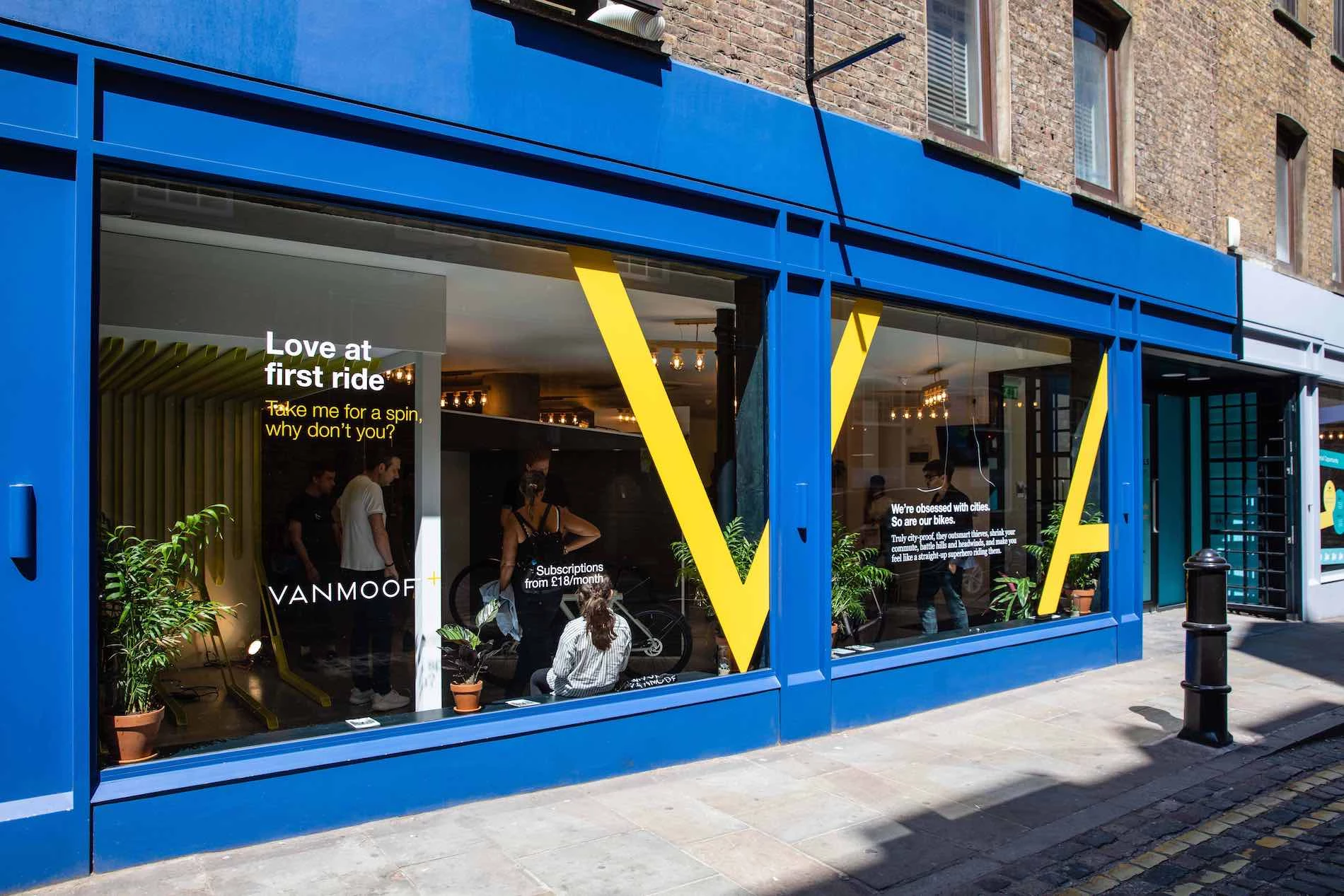 VanMoof and Carousel at Seven Dials. 