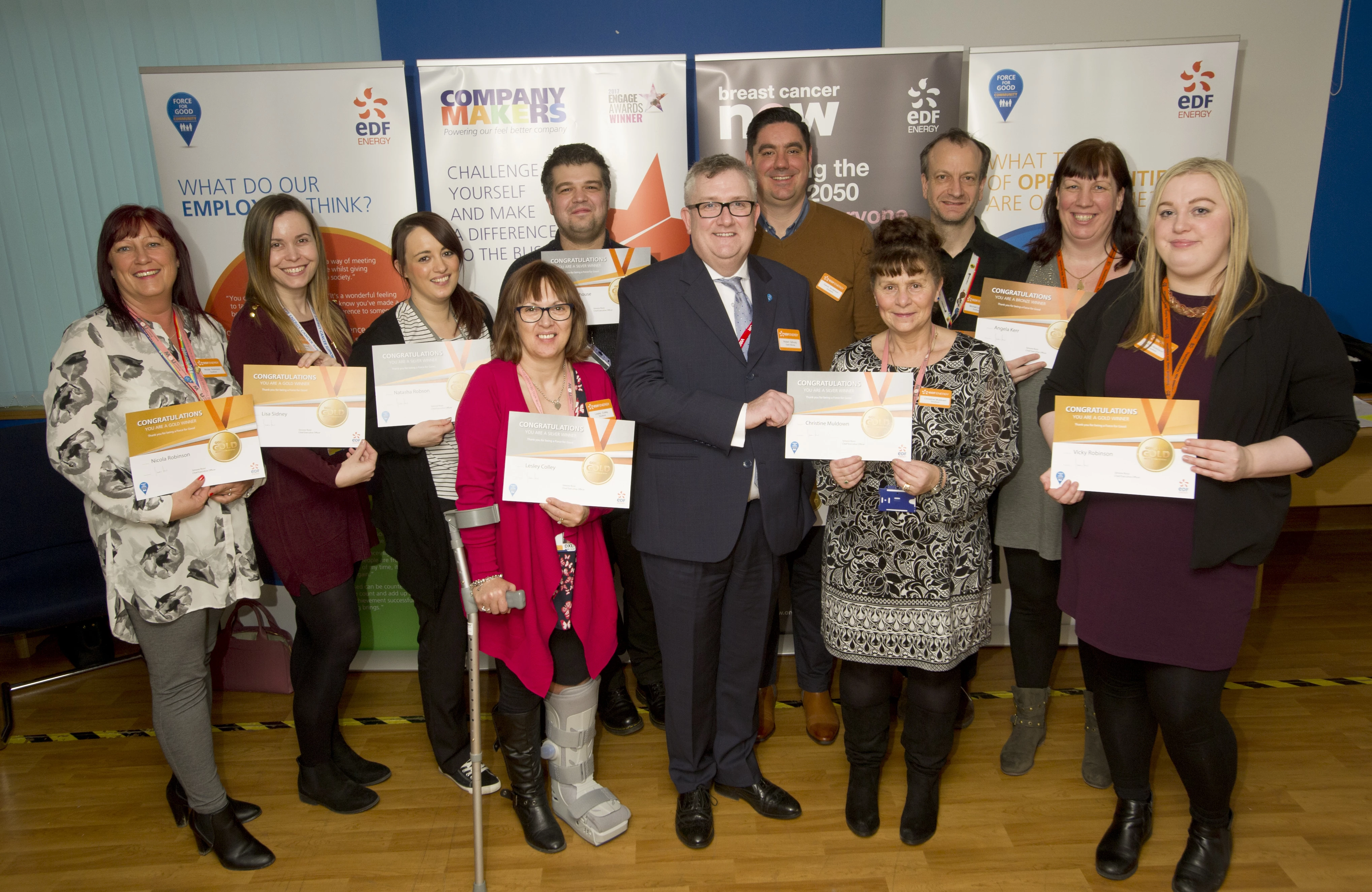 EDF Energy Doxford award winners