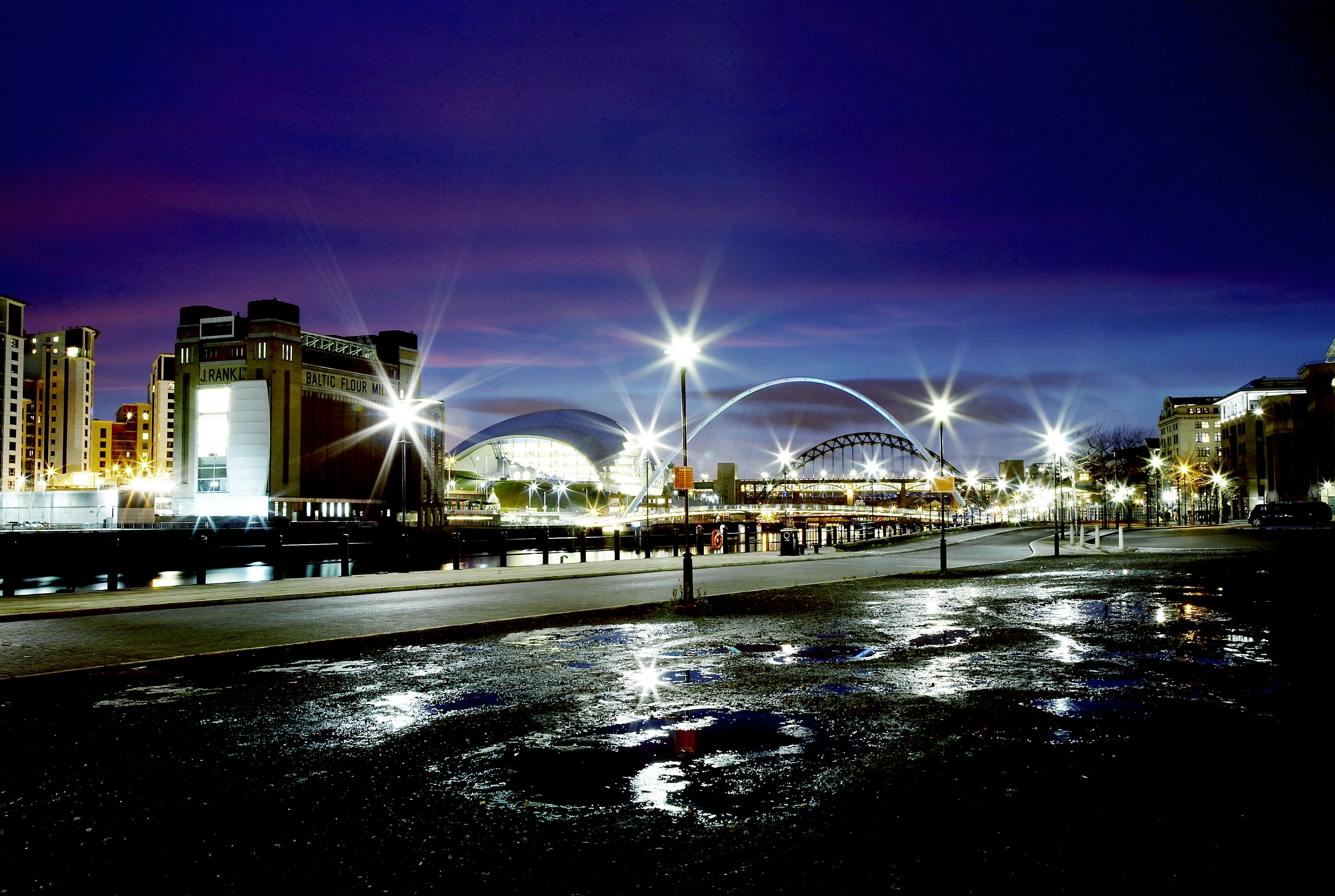 Newcastle quayside bridges