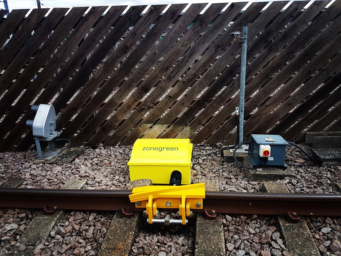 A Zonegreen derailer, which will be installed at the Nexus training facility. 