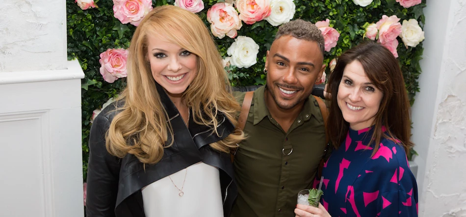 Liz McClarnon, Marcus Collins and Gillian Kearney