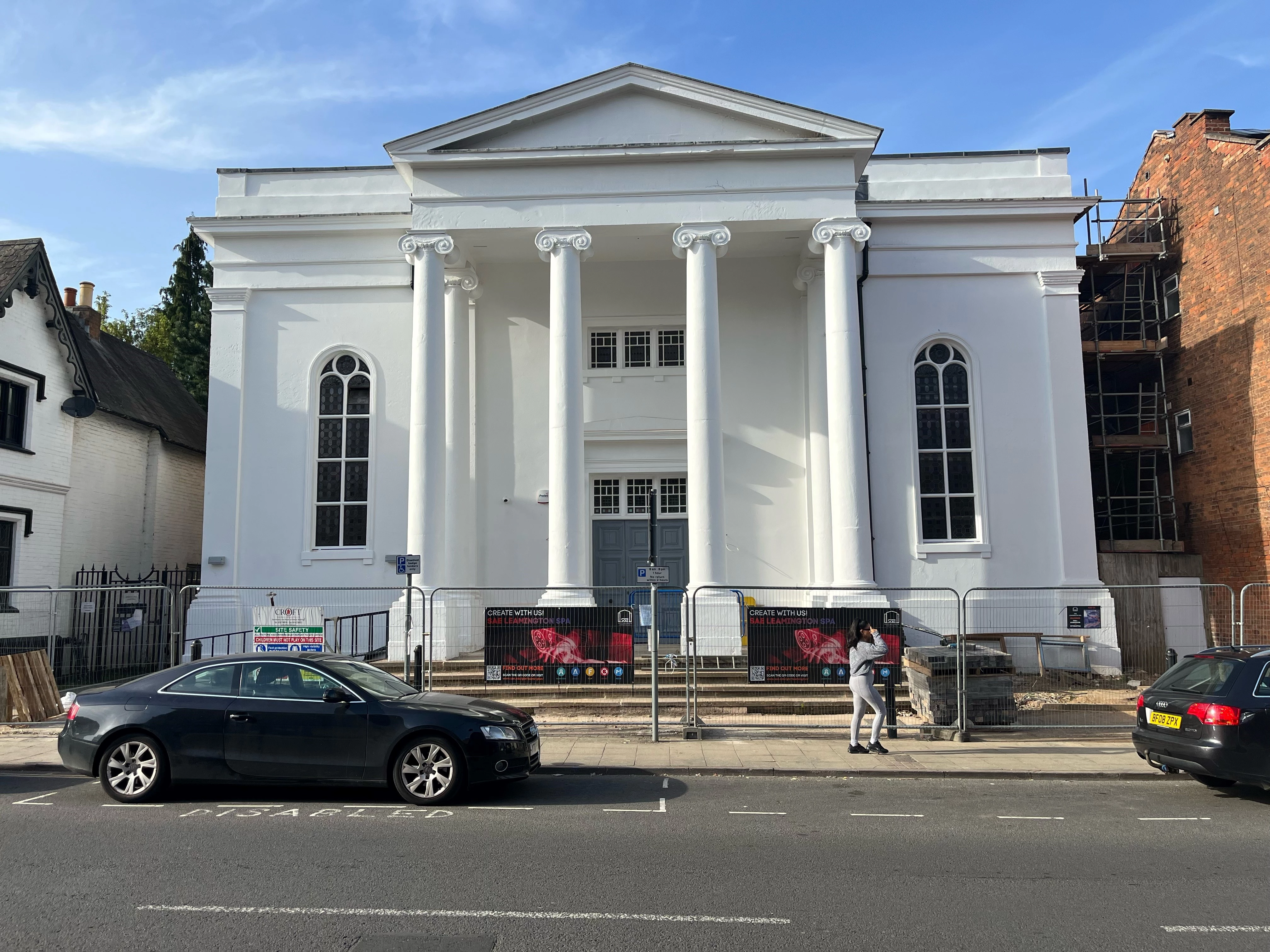 The exterior of the building in Old Town in Leamington