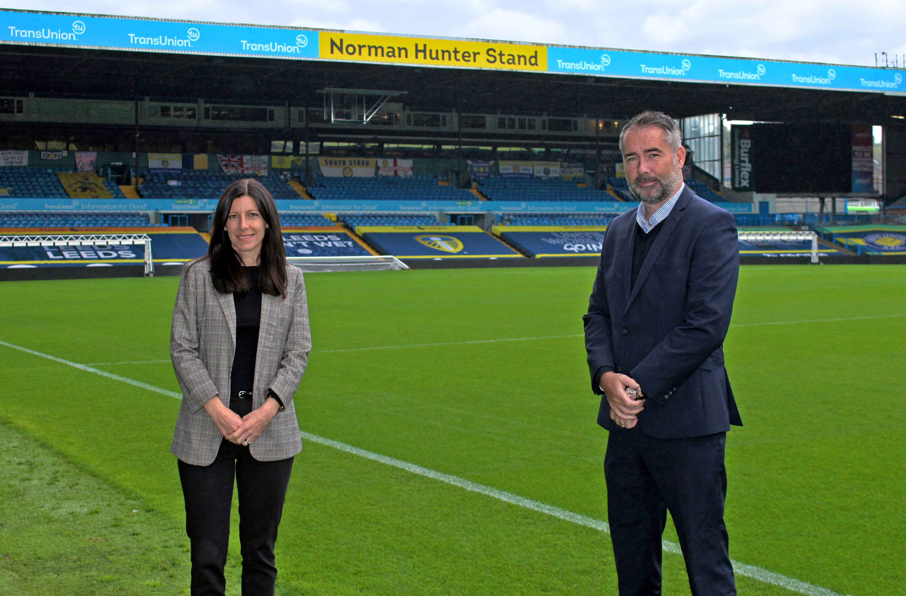 Kelli Fielding, TransUnion and Paul Bell, Leeds United