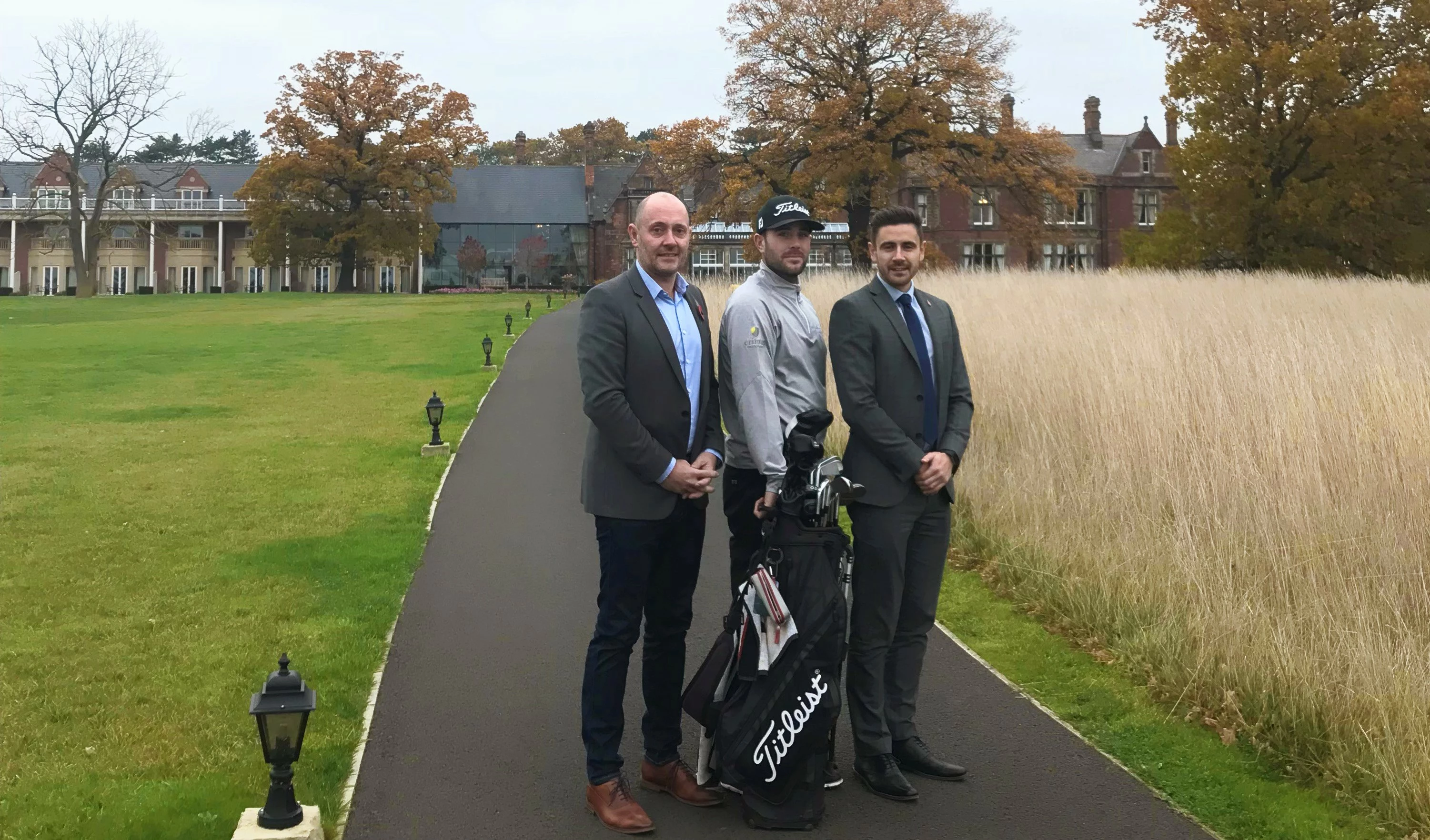 (L – R) Paul Davison, managing director of Erimus, Callum Tarren and Lewis Kaid, account executive of Erimus.  