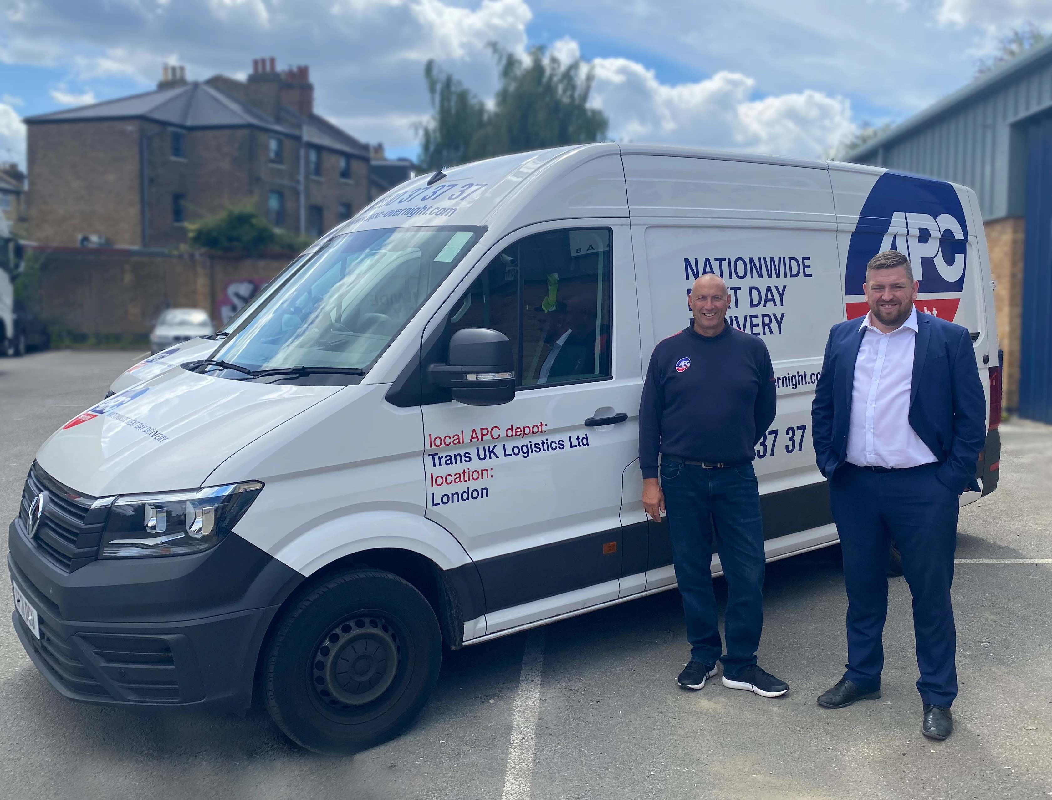 Ian Burrows (left) and Richard Woods (right) Trans UK Logistics