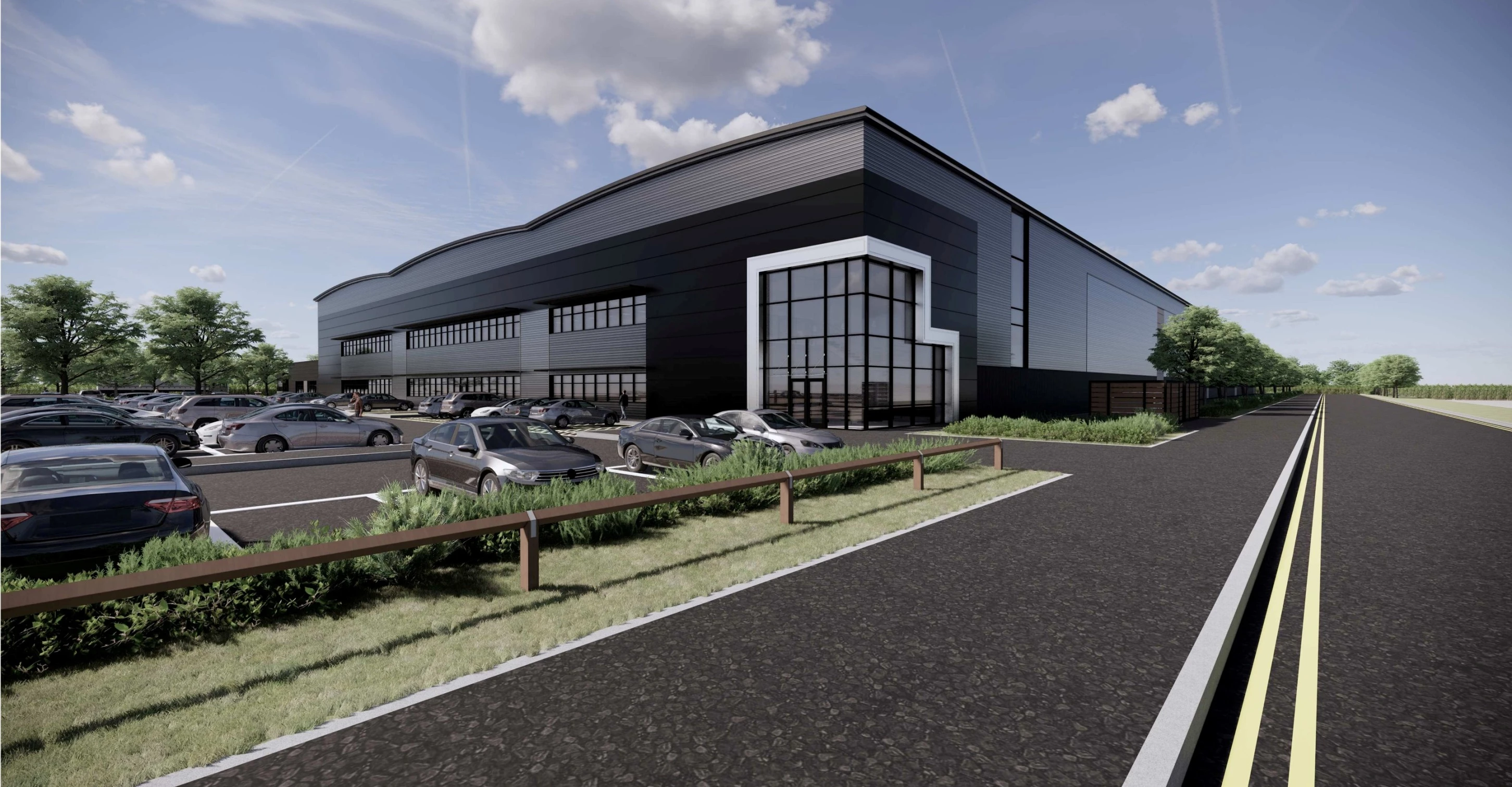 CGI of the Victoria PLC unit at Worcester Six Business Park