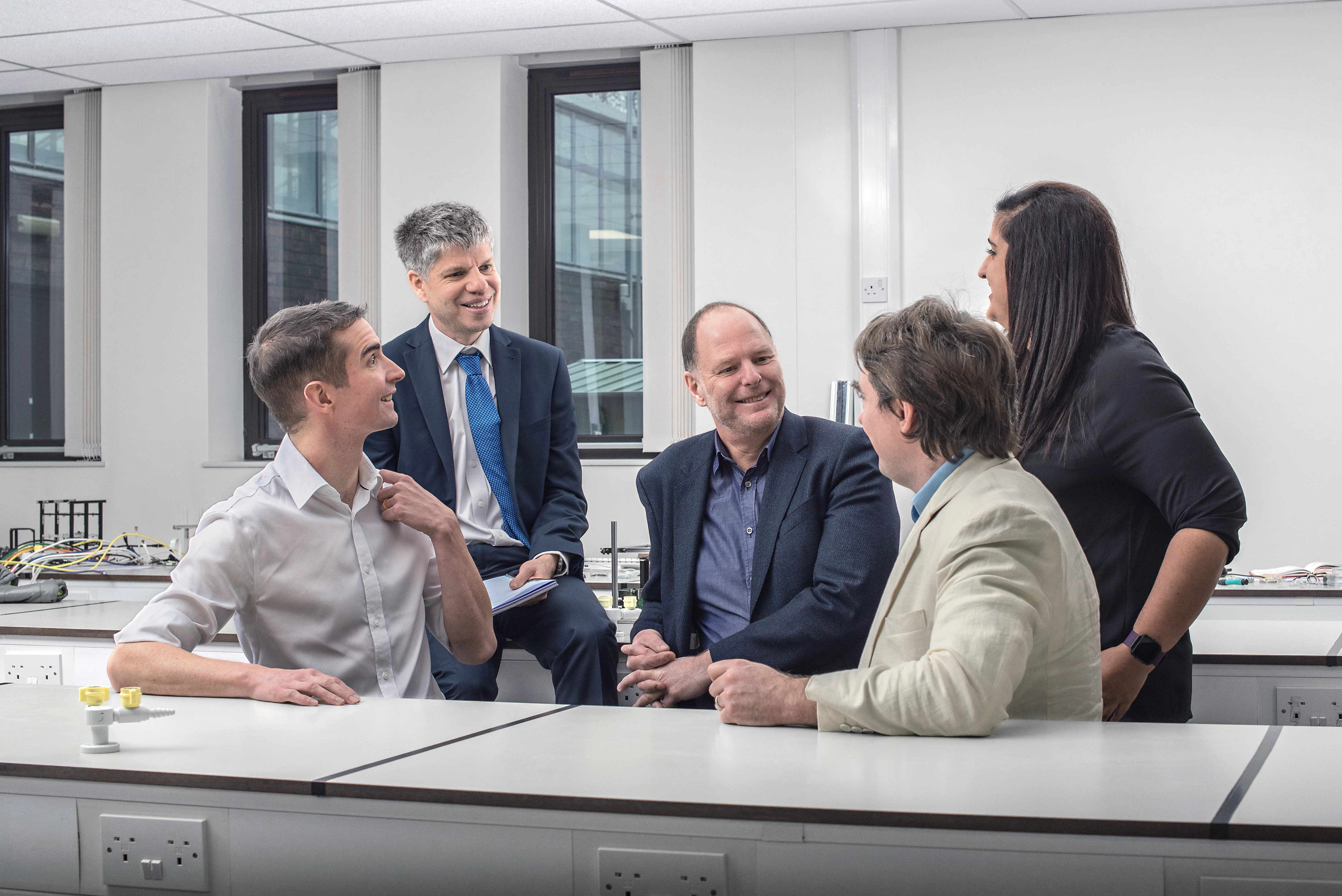 L-R: Craig Manning, Dr David Weinkove, John O’Brien, Chris Saunter and Boo Virk of Magnitude