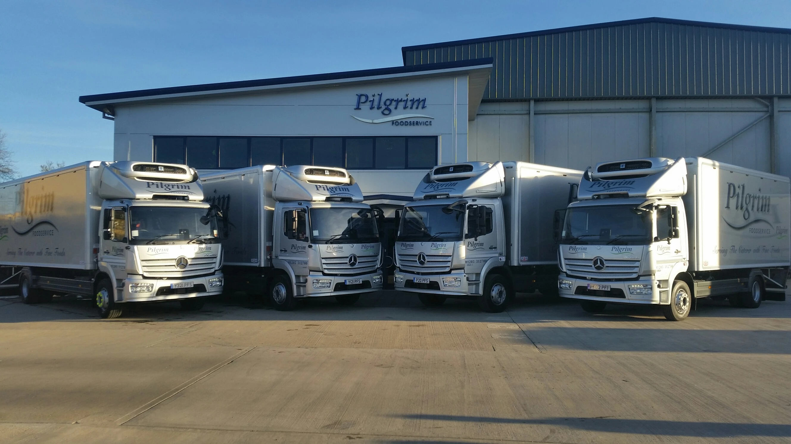 Pilgrim Foodservice vehicles