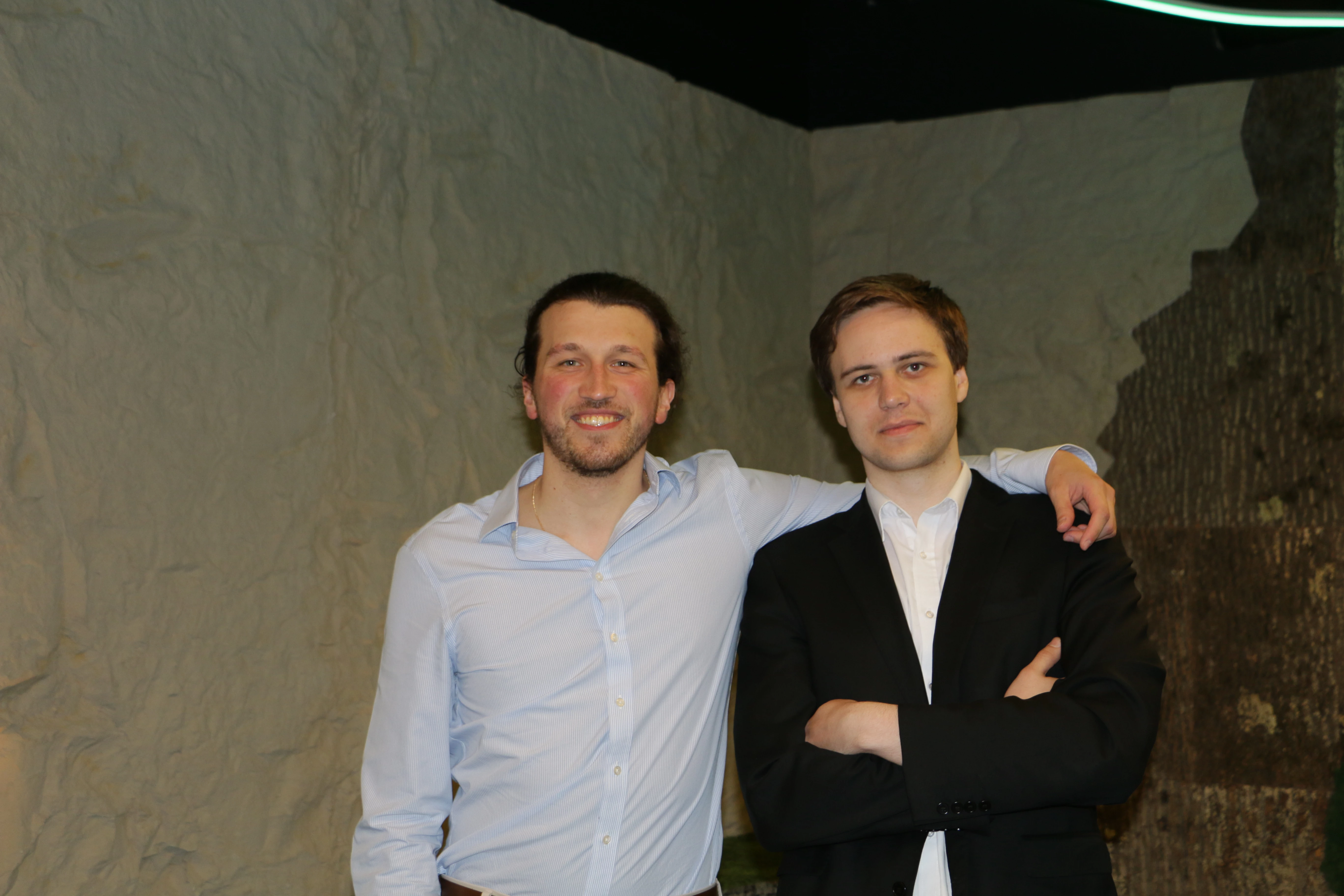 AimBrain founders Alesis Novik and Andrius Sutas.