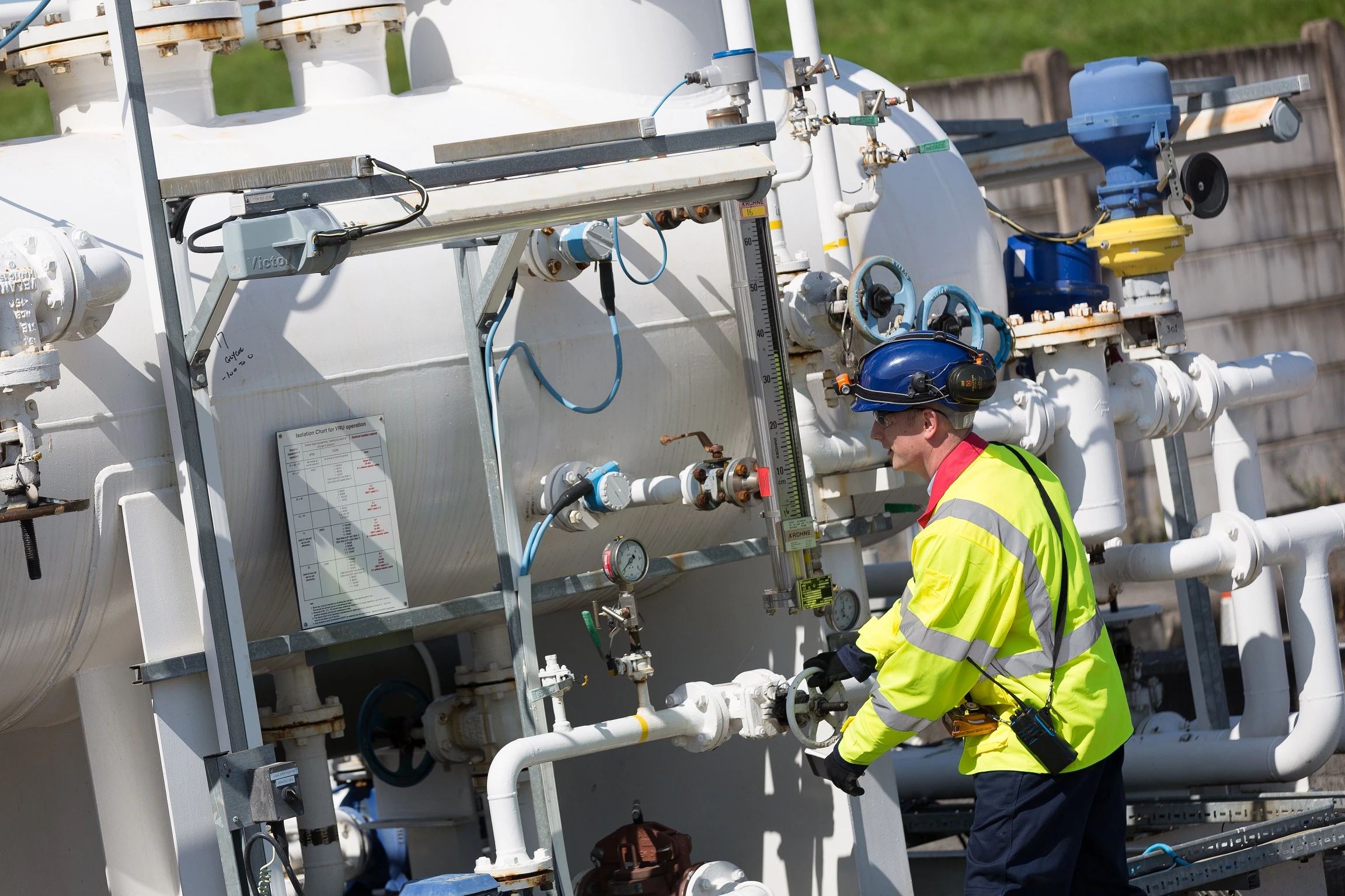 px at work at the Bramhall fuel depot