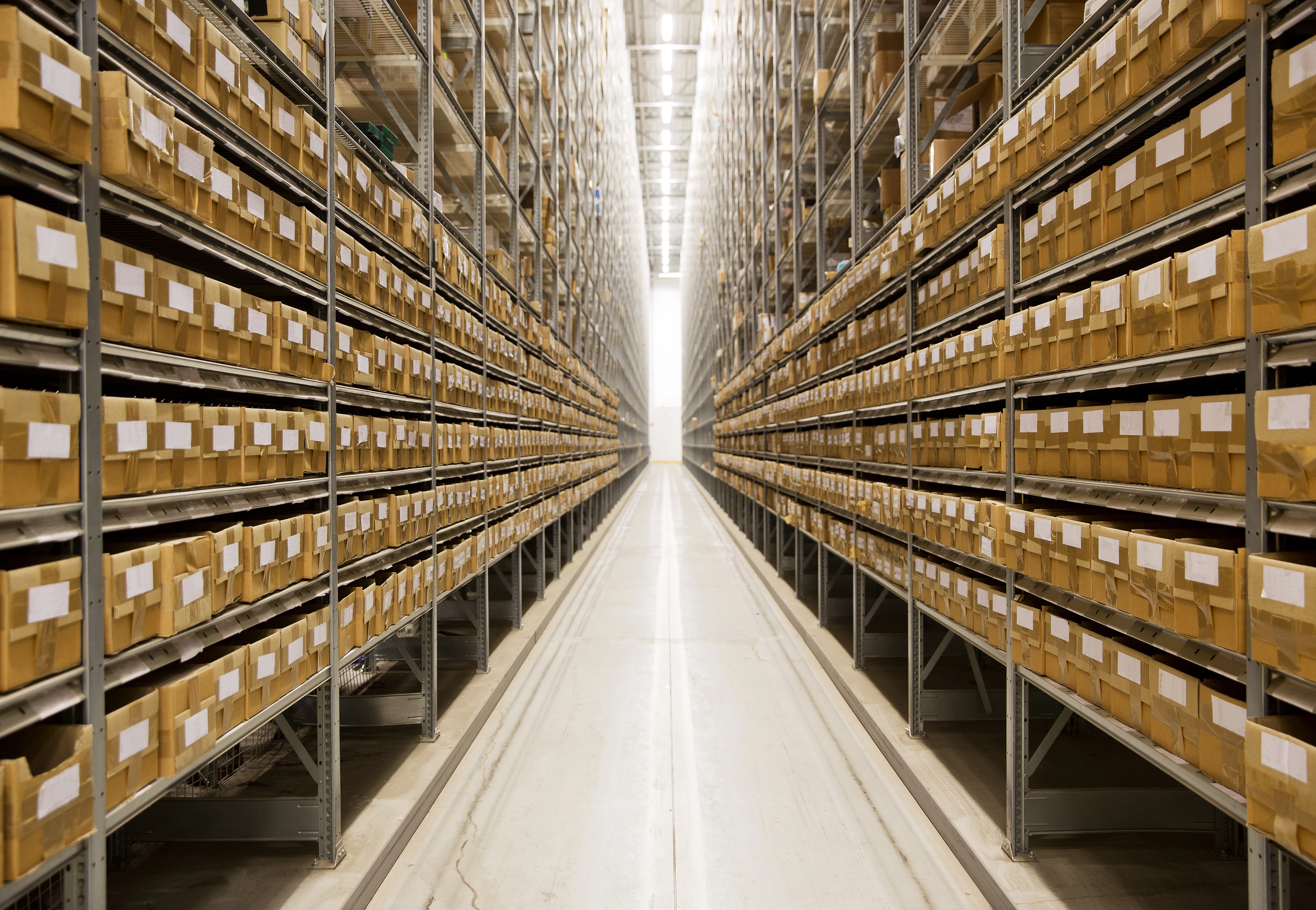 Warehouse full of out of date physical data