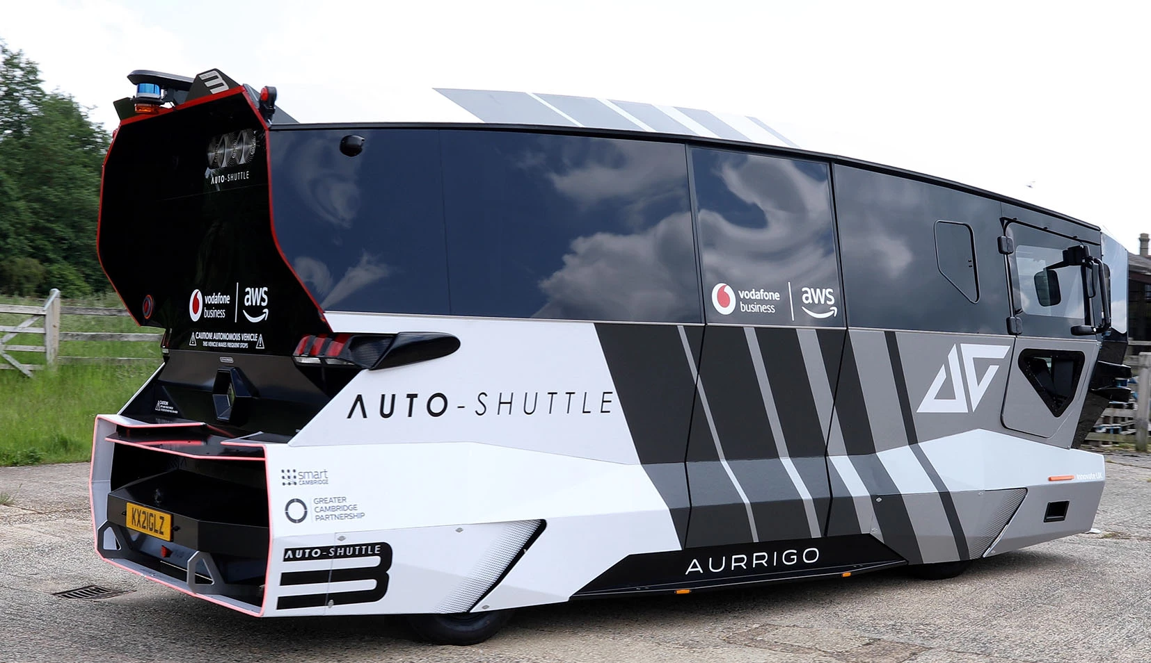 Aurrigo Vodafone Shuttle