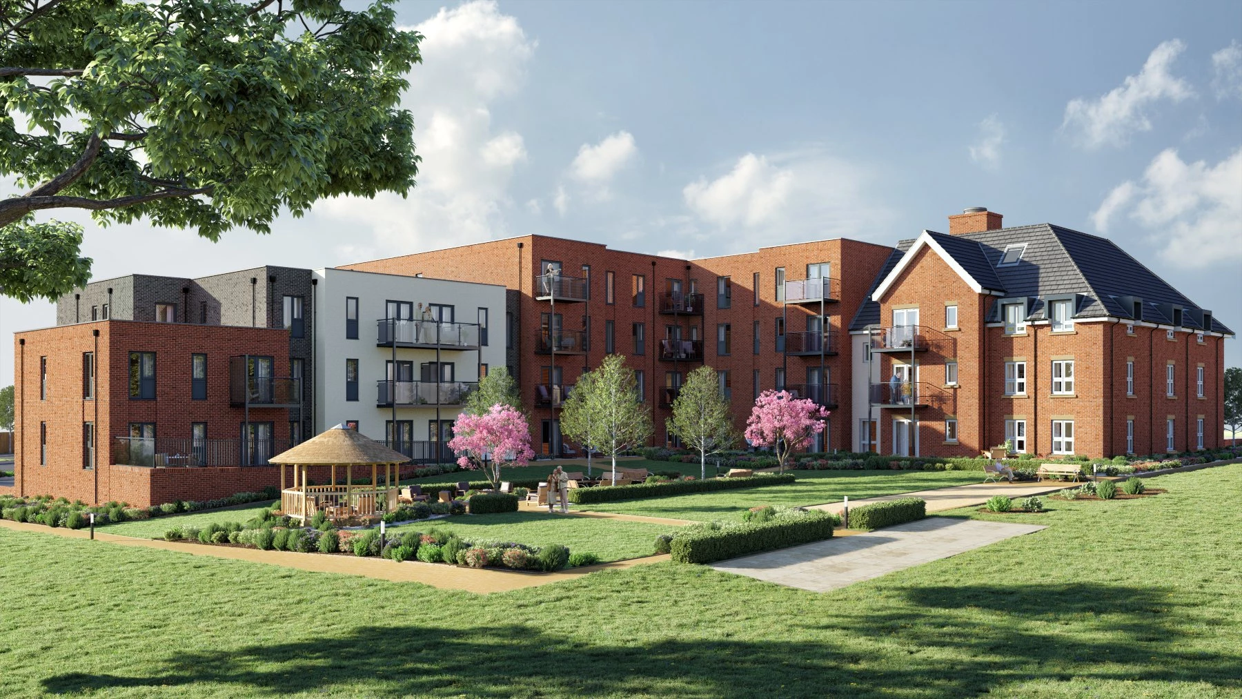 Adlington Retirement Living Broadleaf House, Wylde Green CGI