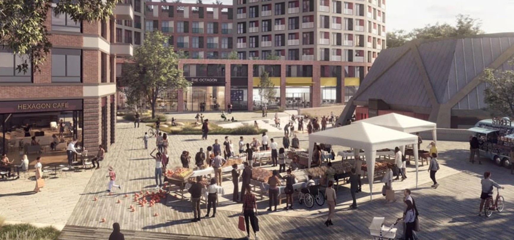 CGI of Minster Quarter