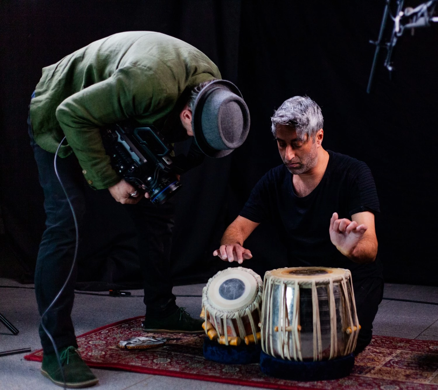 Gary Tanner films tabla player Dalbir Singh Rattan