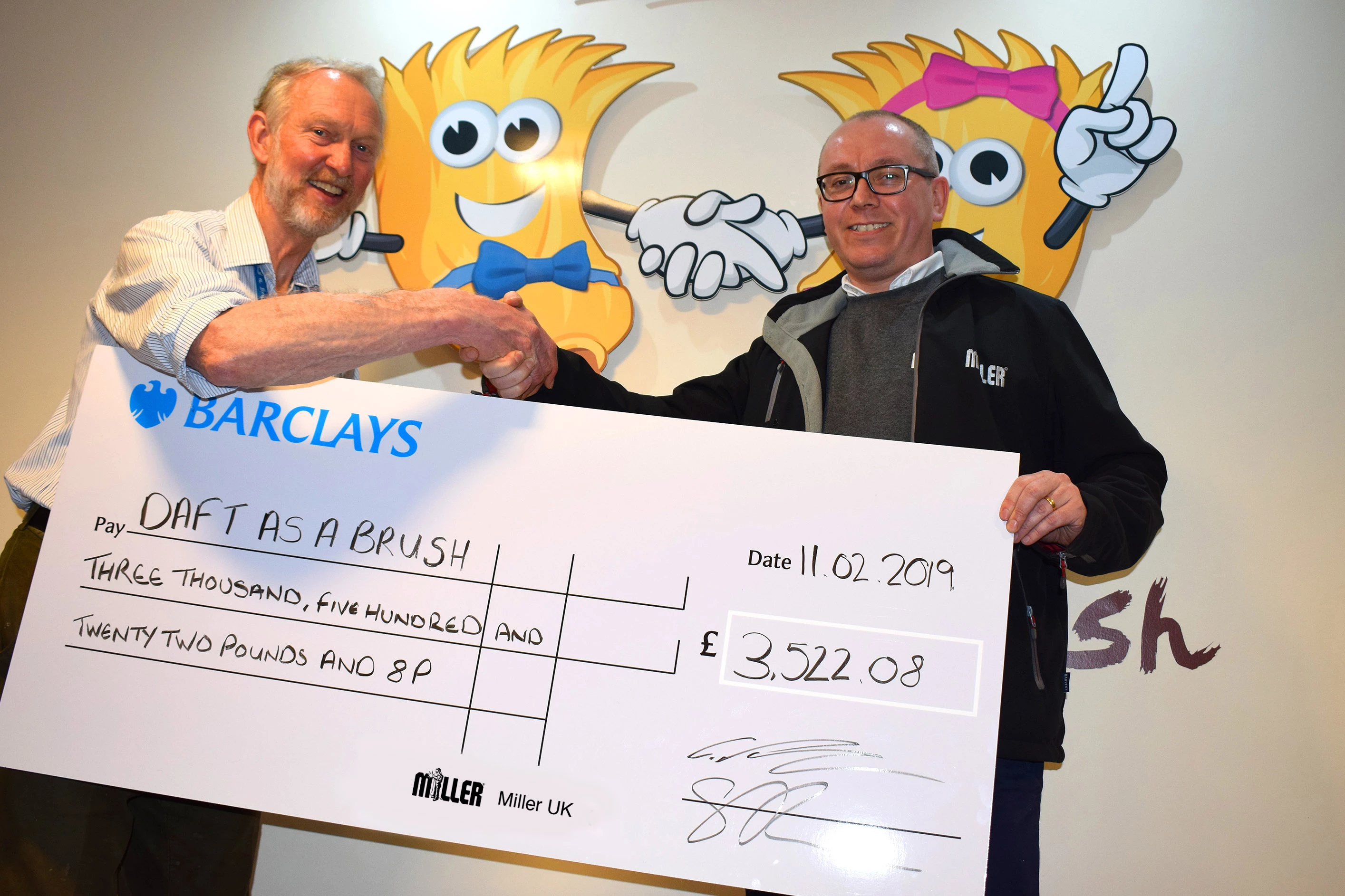 Cheque presentation