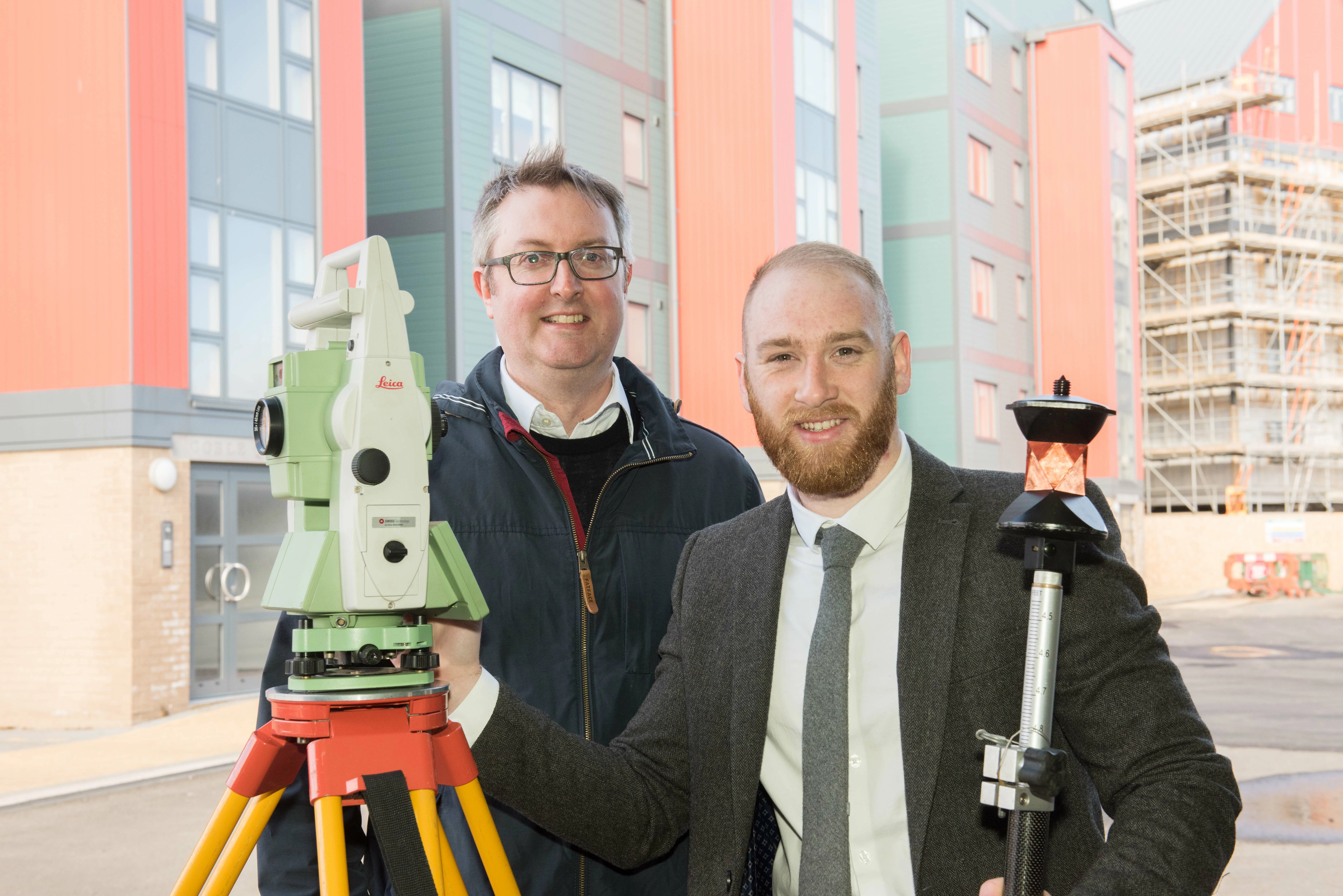 From left, Jon Tweddle with Keiran Atkinson