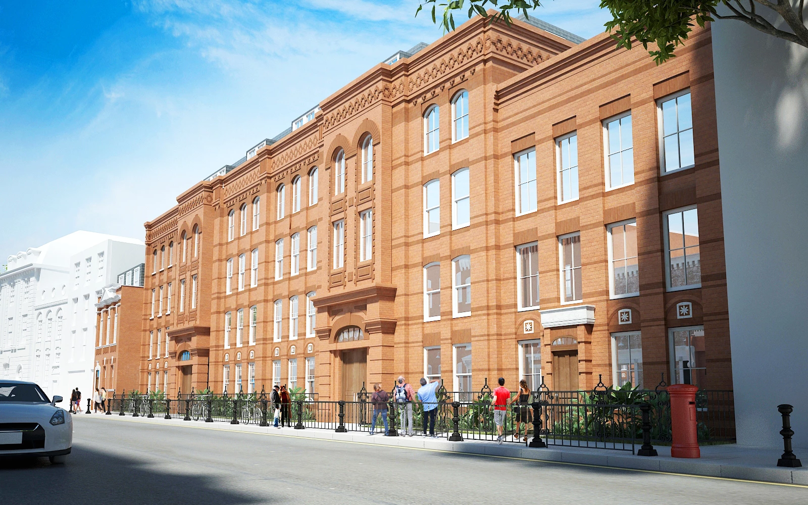 A view of the proposed scheme from Manor Street