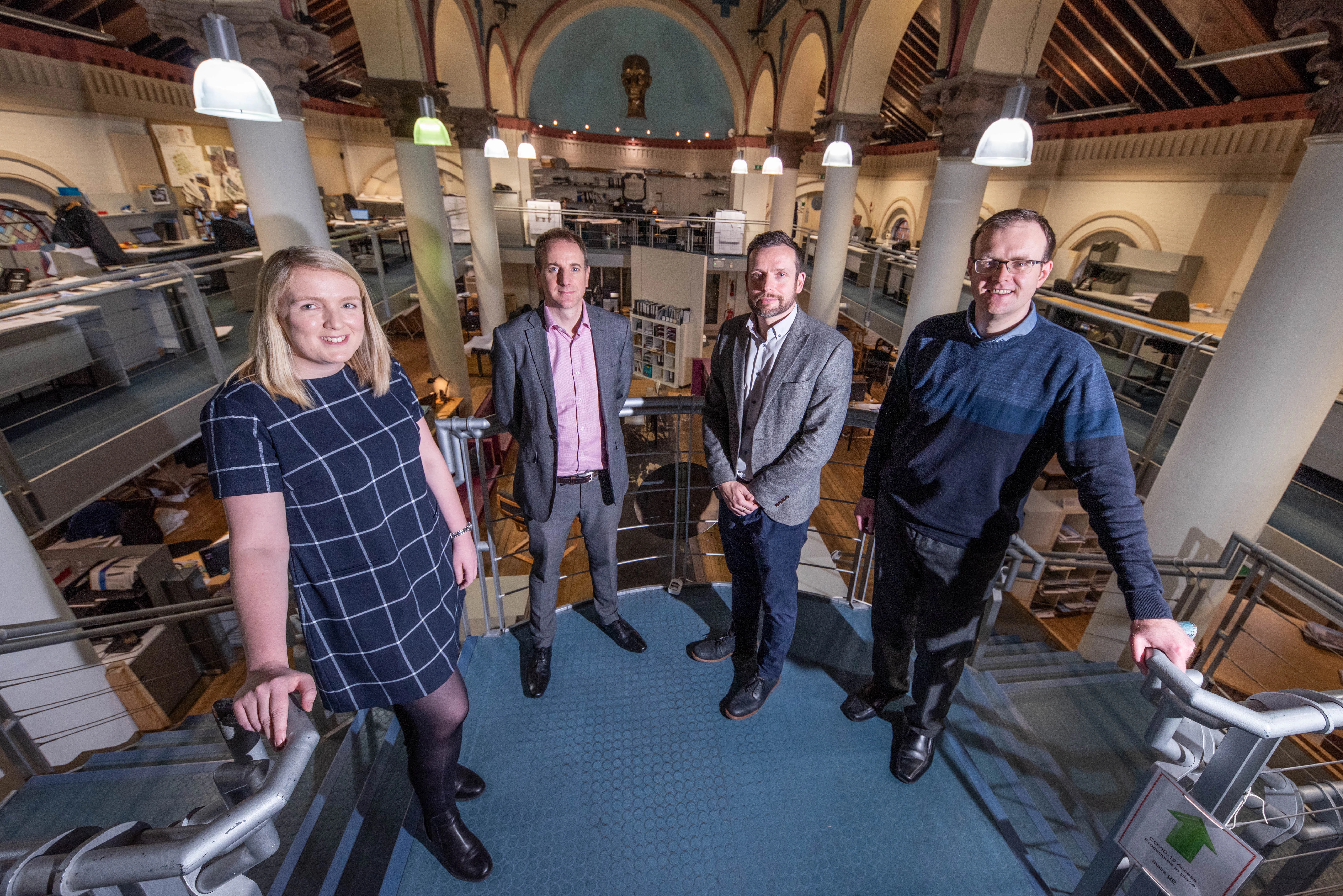 (L to R) Grace Paul, Hugh Daglish, Scott Ritchie and Paul Cassidy.