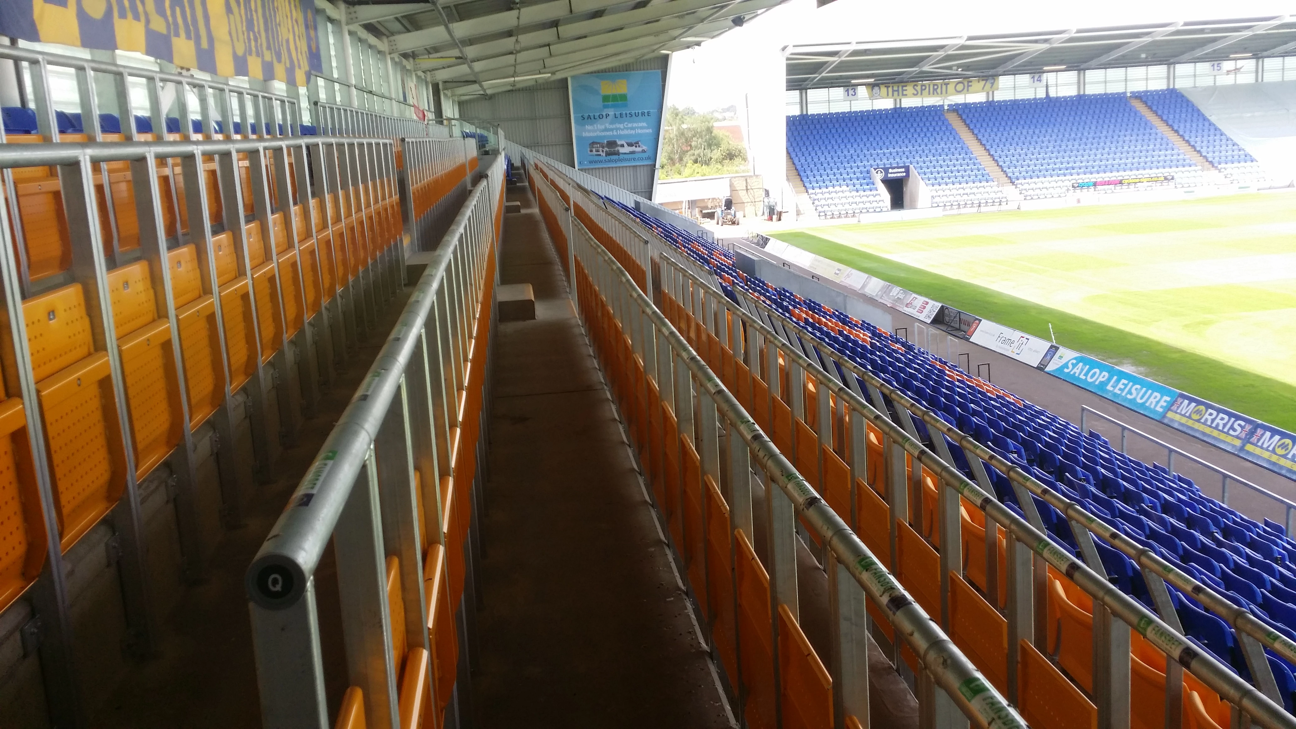 Safe Standing at Shrewsbury