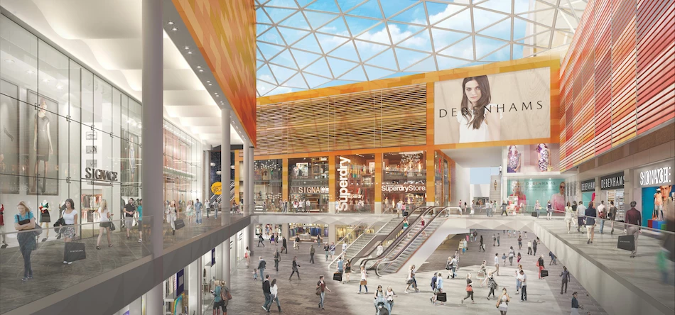 The extension at intu Watford will span 400,000 sq ft