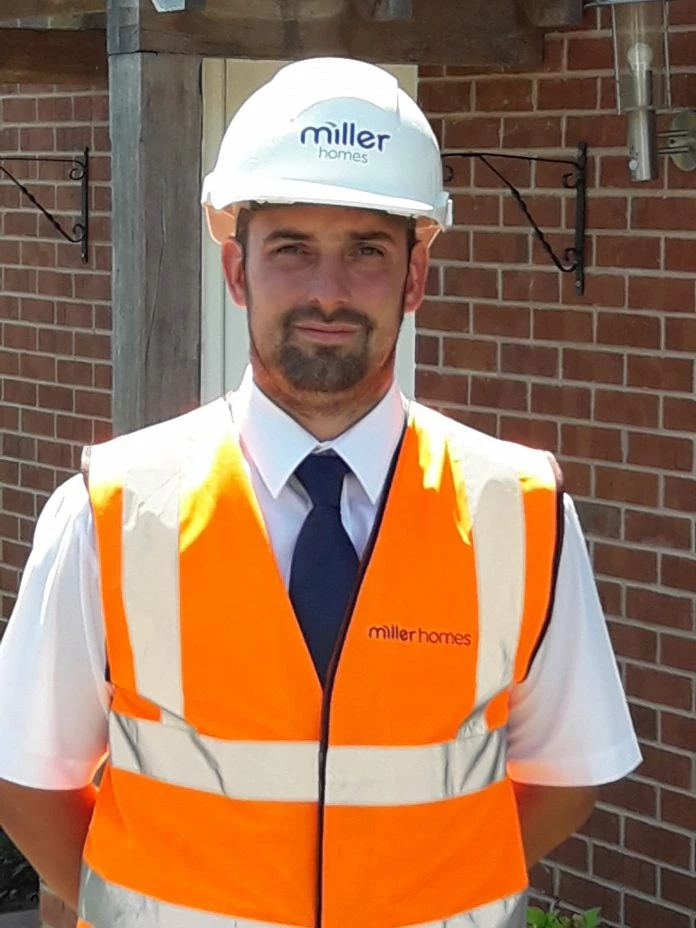 Miller Homes' Senior Site Manager, Simon Wilson