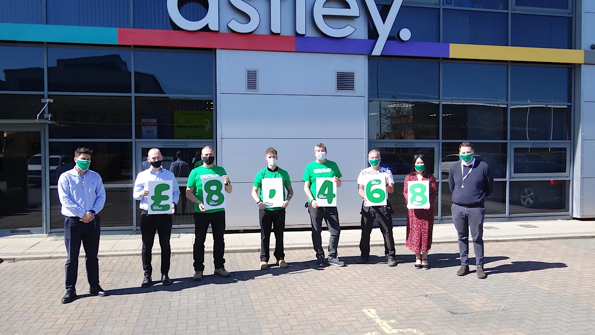 Astley Brave the Shave fundraisers and Health Advocates