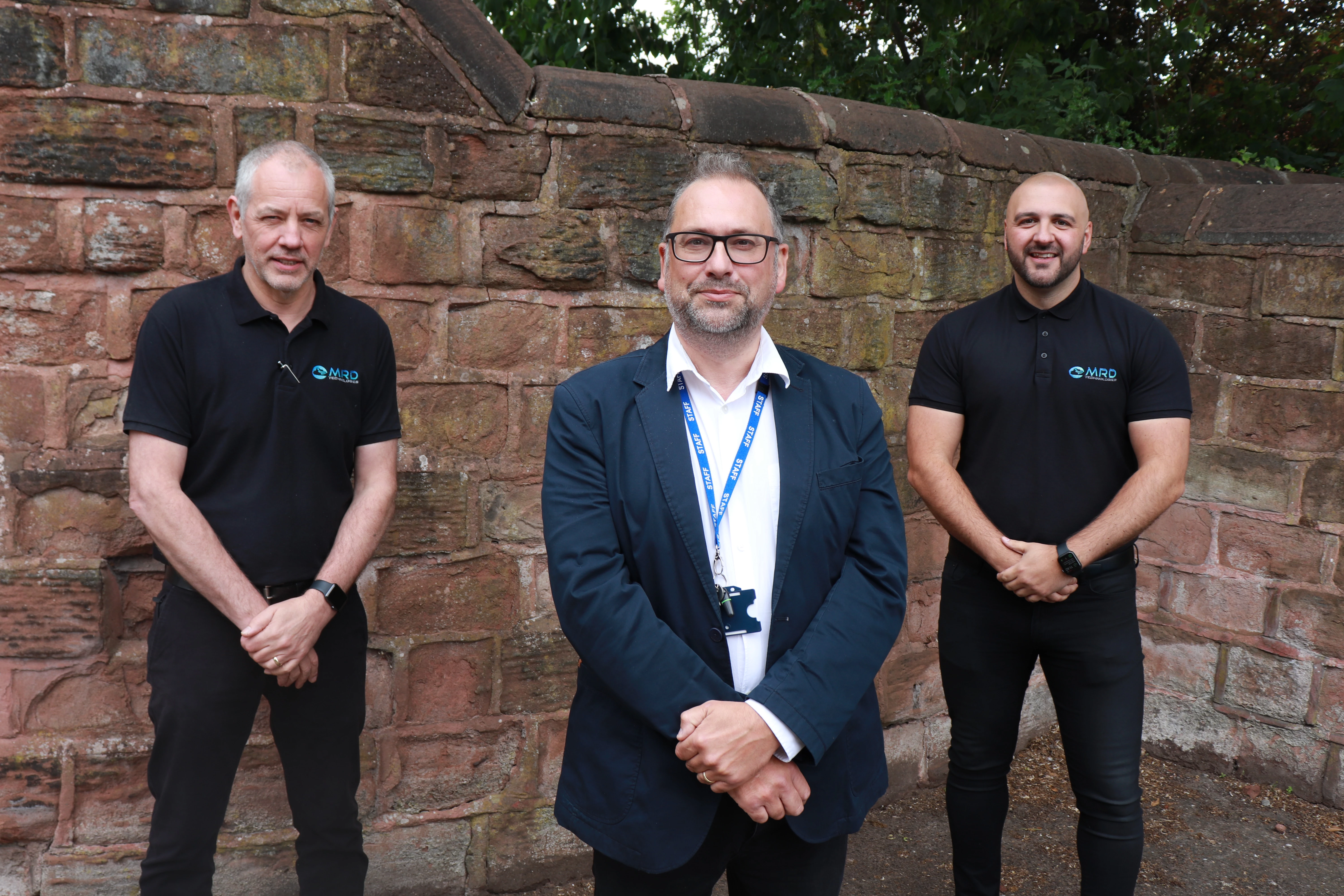 Picture caption: (L-R) MRD Technologies Director Mark Ralph with CBI's CEO Bob Birchall and Derek Shannon, Co-Director at MRD.