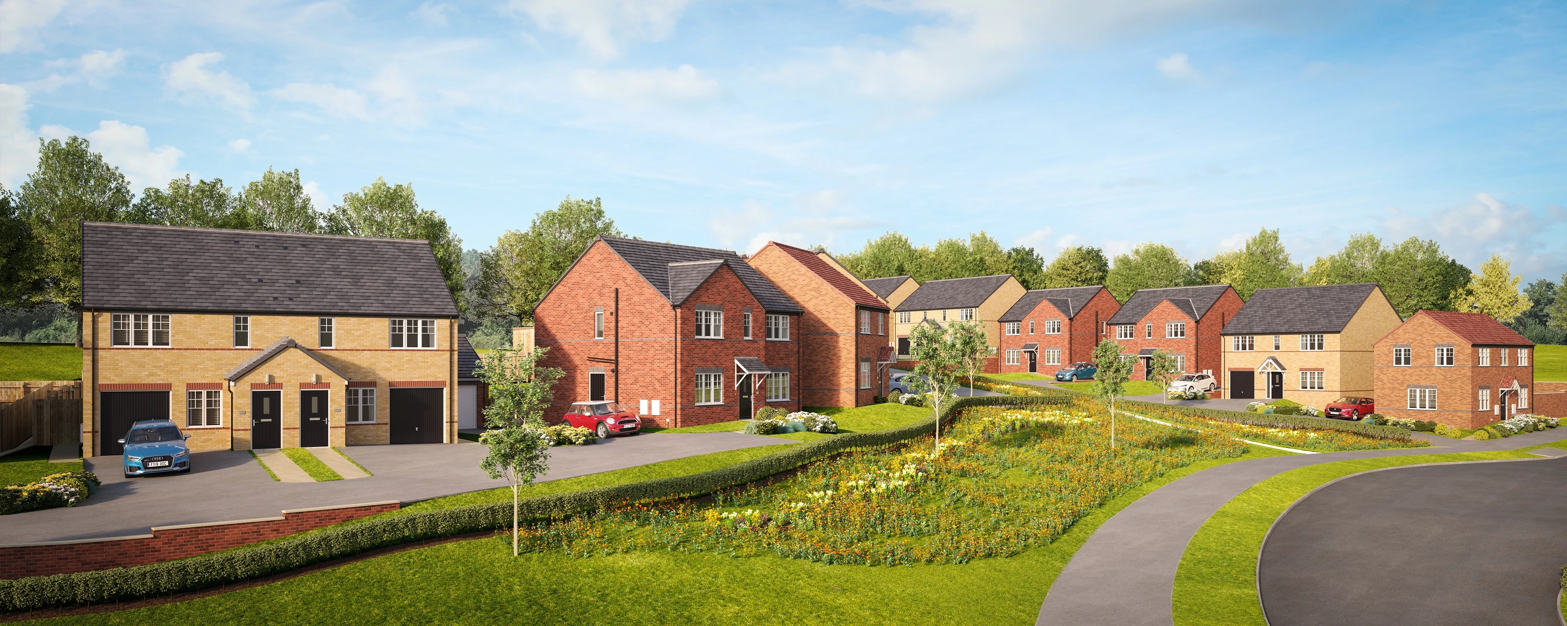 CGI of Sorby Park development, Waverley.