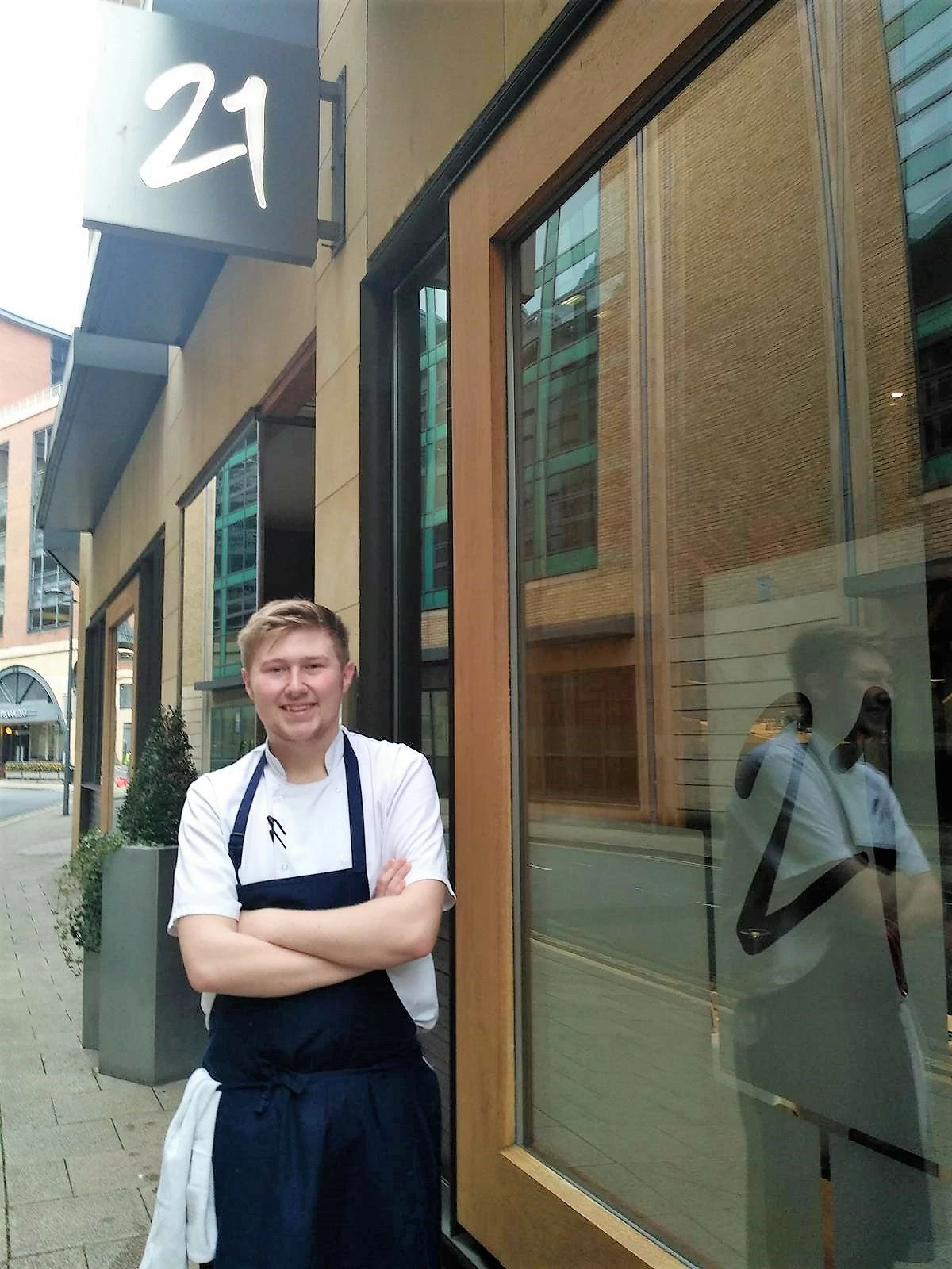 NECTA’s North East Young Chef of the Year, Elliott Teasdale (commis chef at 21 Newcastle).