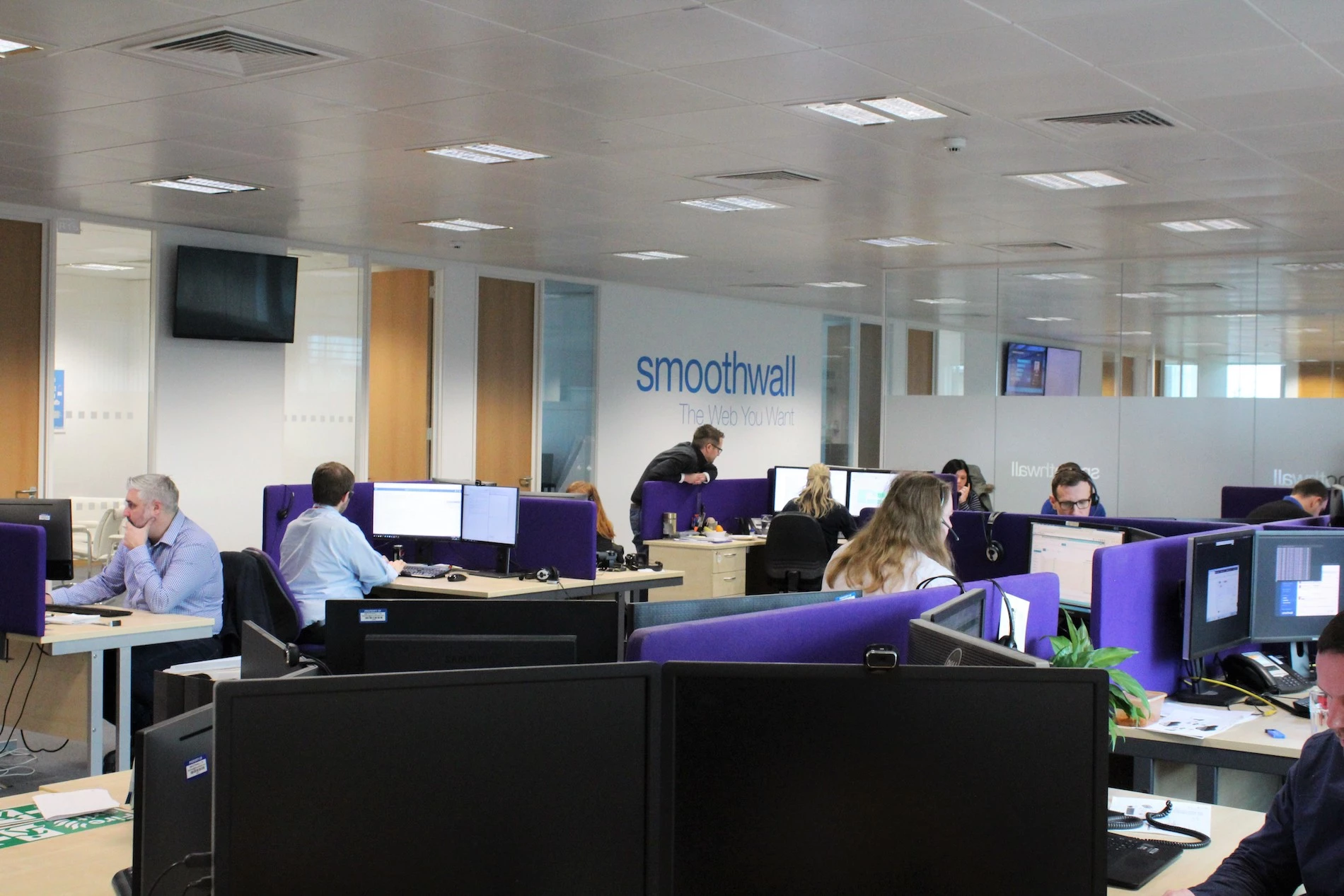 Smoothwall's Leeds office. 