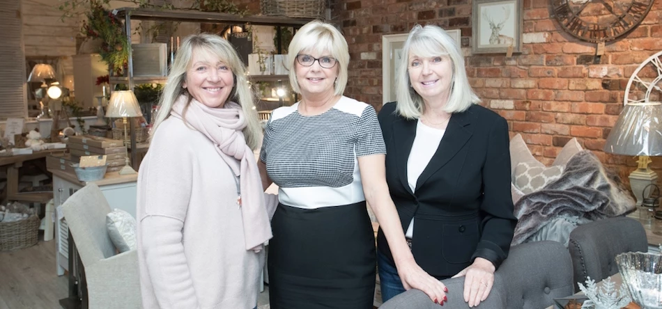 L-R: Darrell Whittaker, Michele Fynan and Miriam Templeton