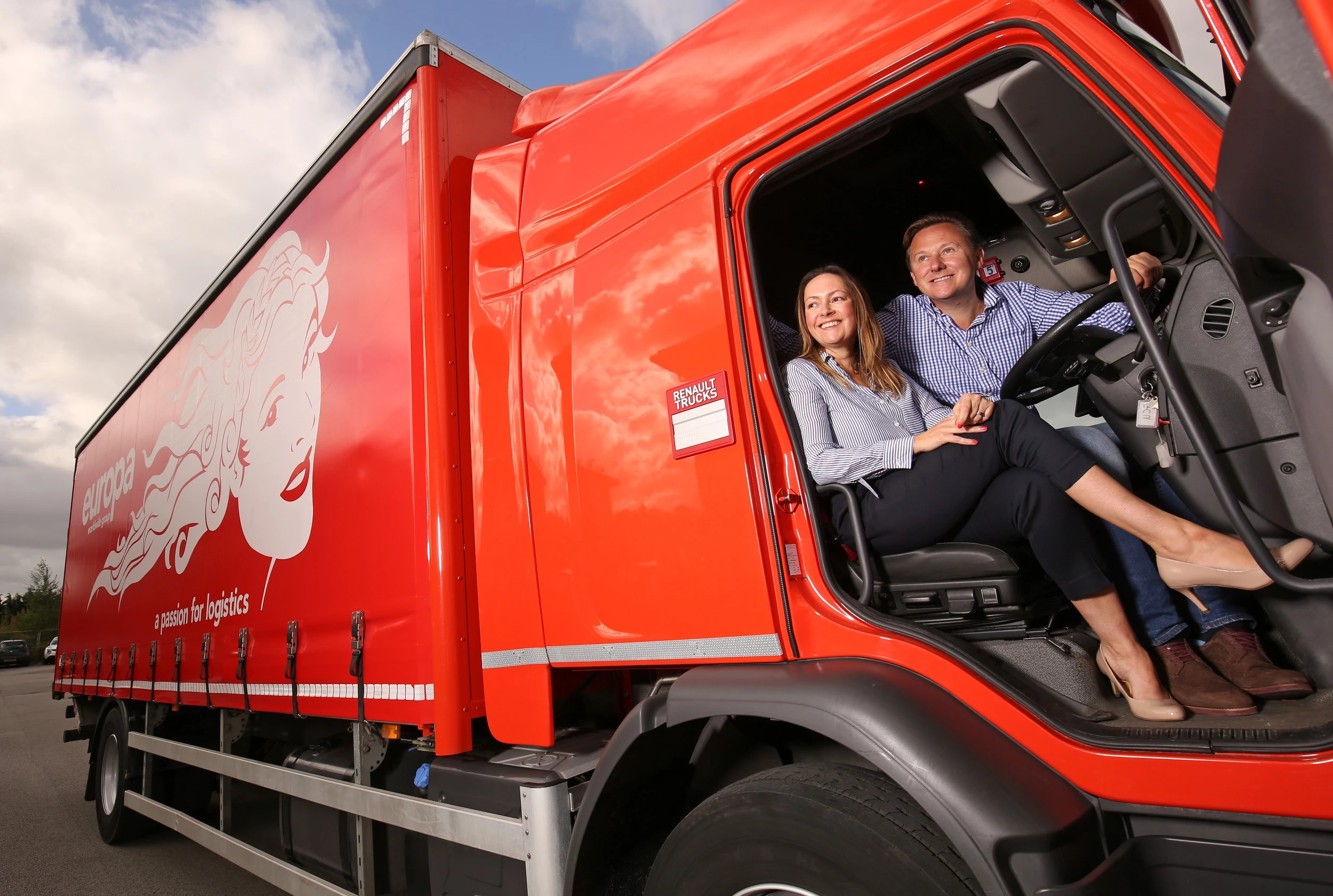 Branch Manager Sally Watson and Managing Director of Europa Andrew Baxter