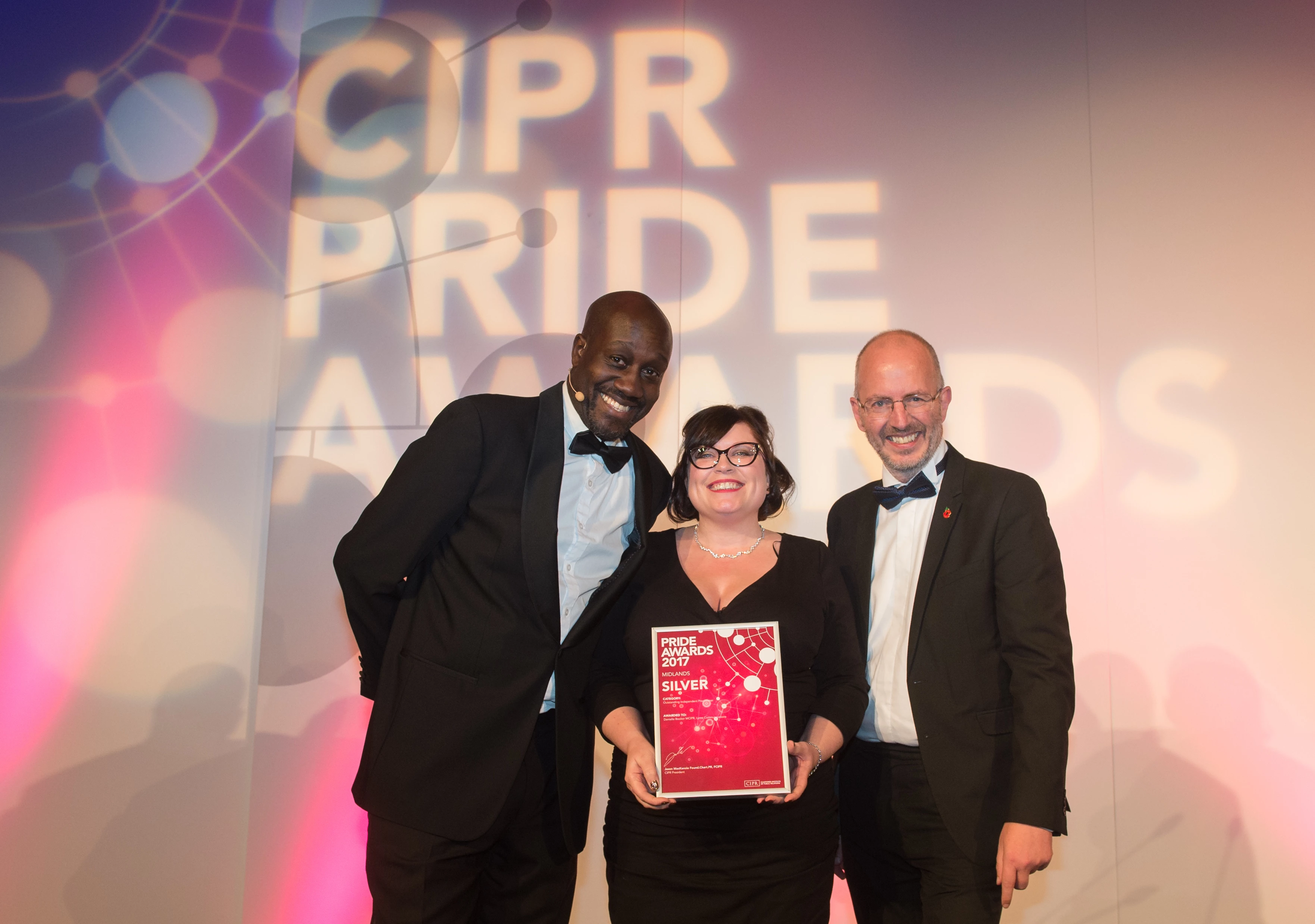 Technical PR consultant, Danielle Booker of Lyme Communications scoops award