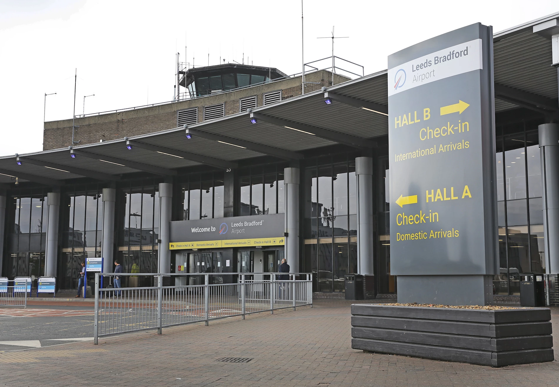 Leeds Bradford Airport. 