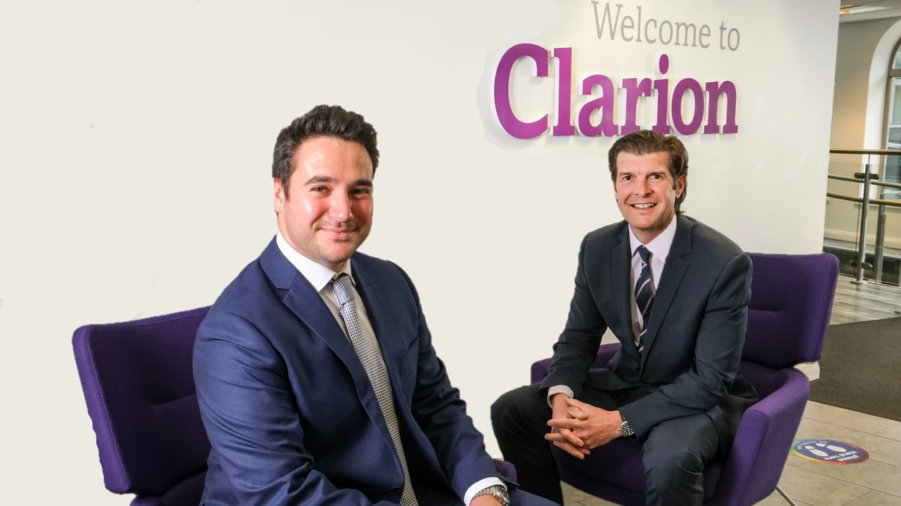 Rob Stewart (left) and Simon Young of Clarion’s commercial dispute and resolution practice