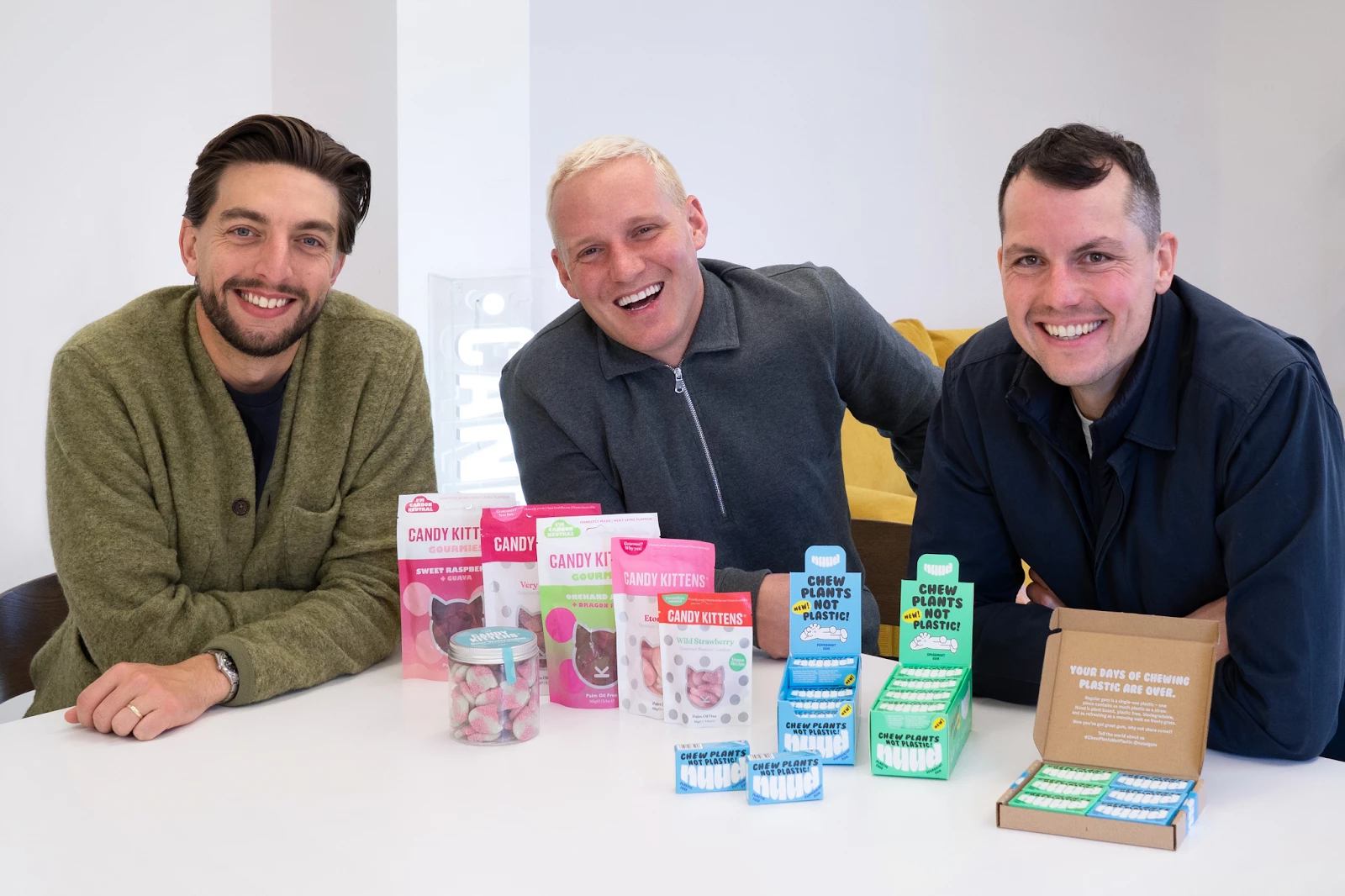 (L-R): Ed Williams, Jamie Laing, Keir Carnie.