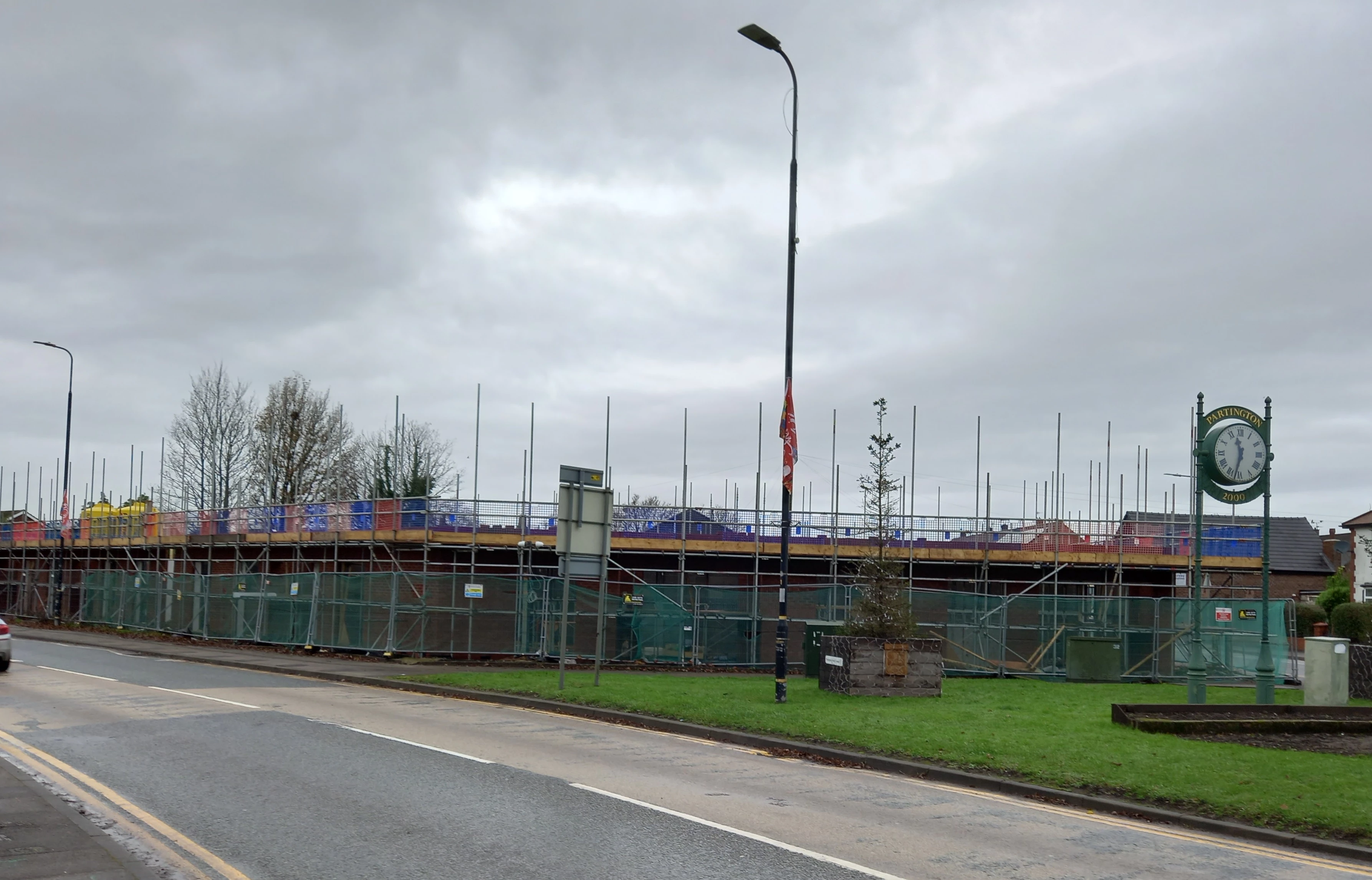 The homes at the Wynt View development in Partington are taking shape.