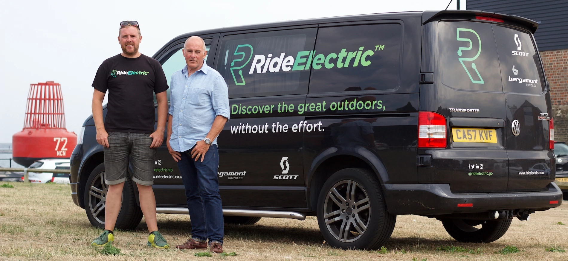 Ride Electric's Craig Goff-Cooper and David Anderson